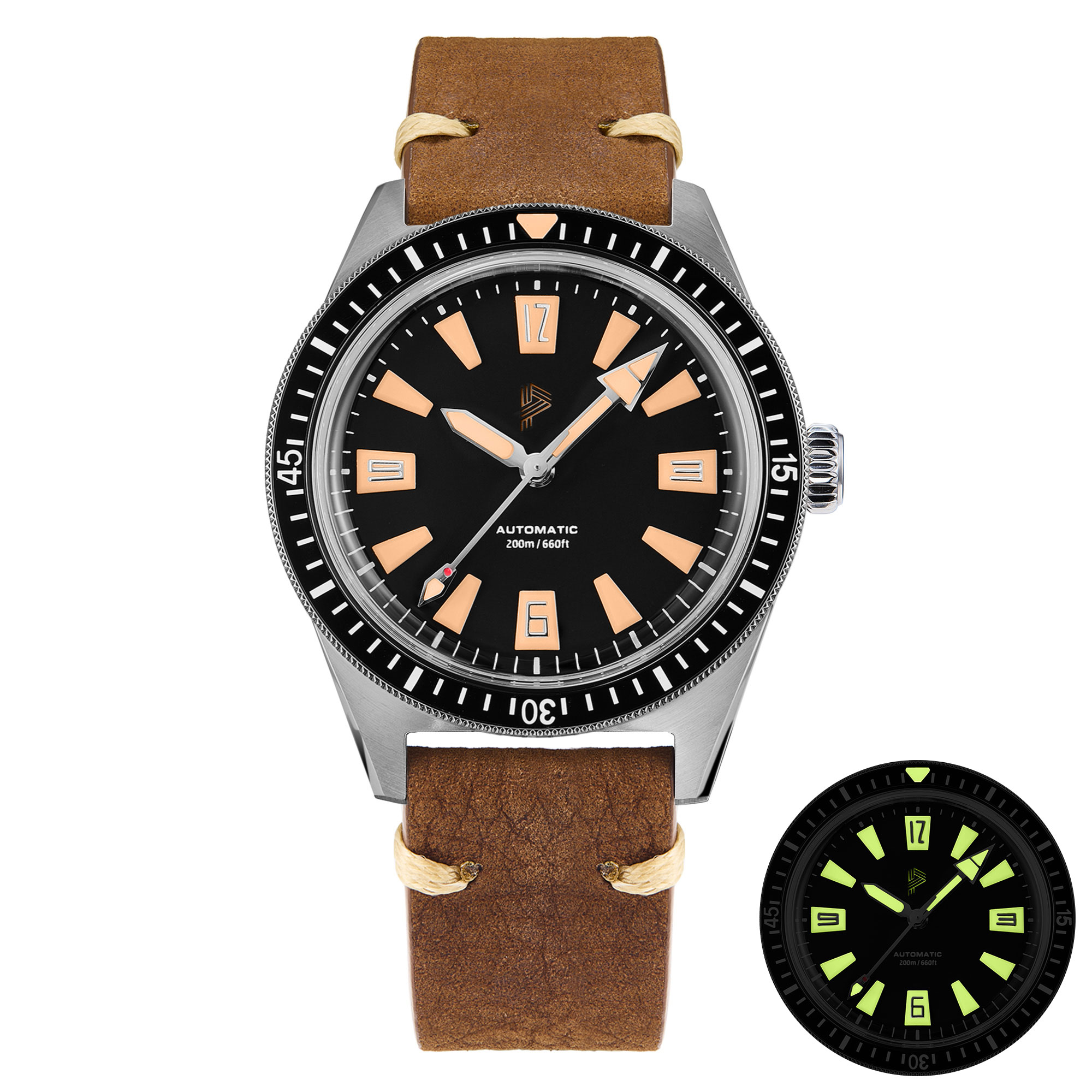 PH-2B with leather strap