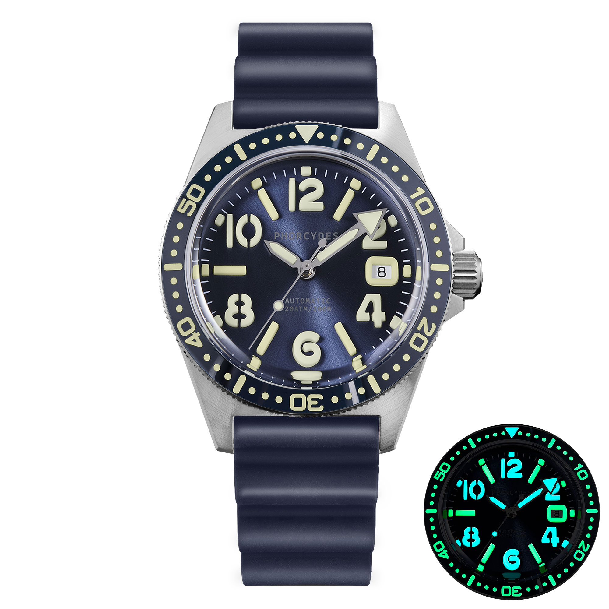 PH-4C (V2.0) FKM Strap (blue dial)