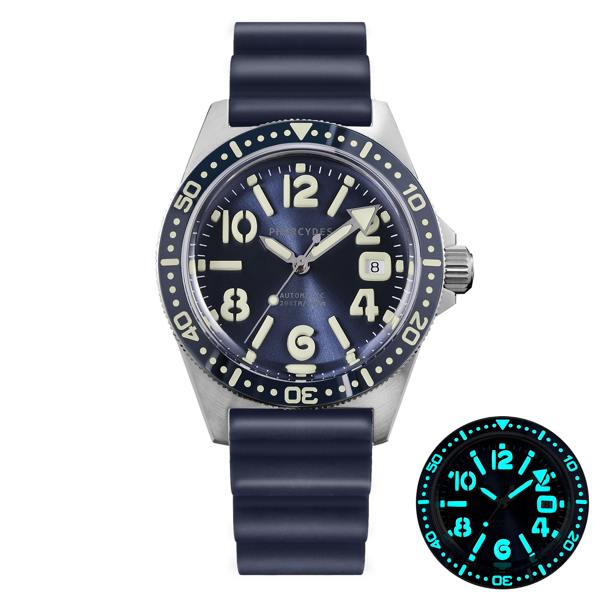 PH-4C (V2.0) FKM Strap (blue dial)