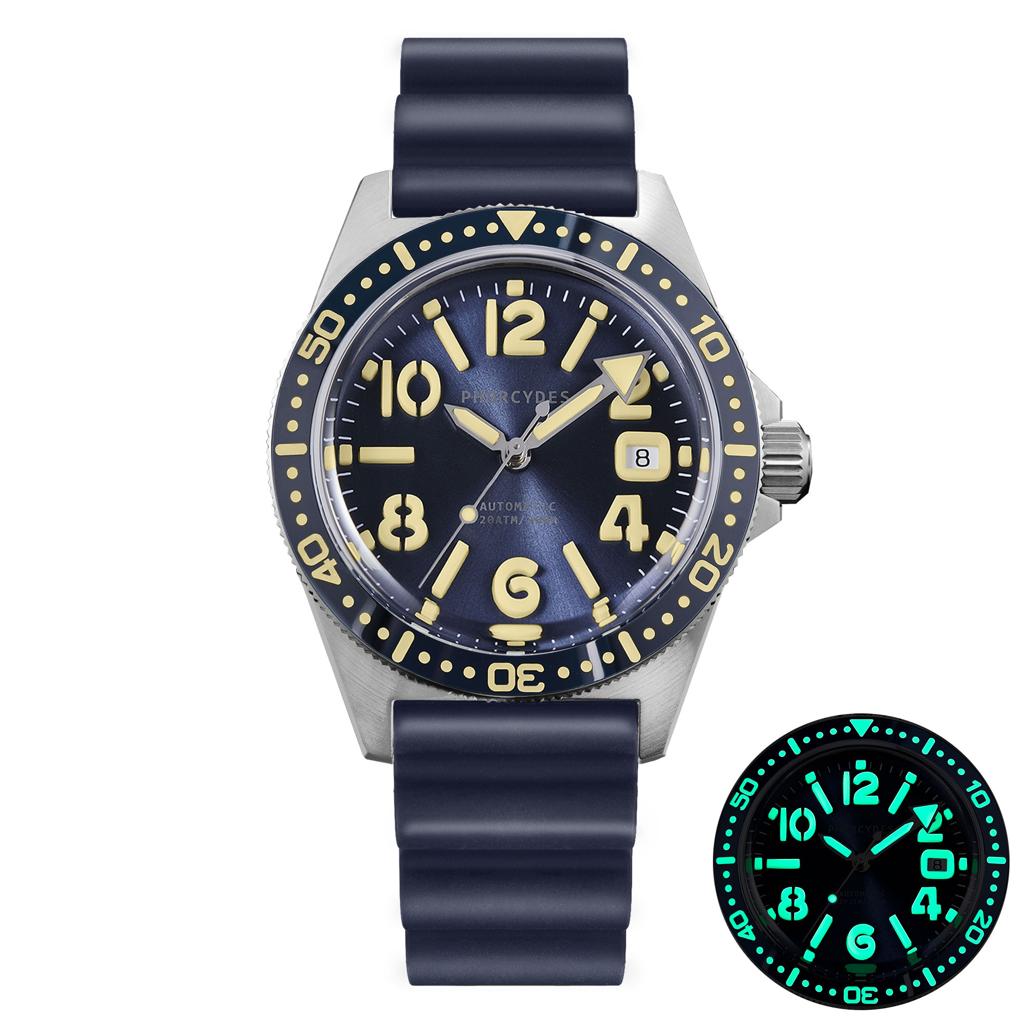 PH-4C (V2.0) FKM Strap (blue dial)