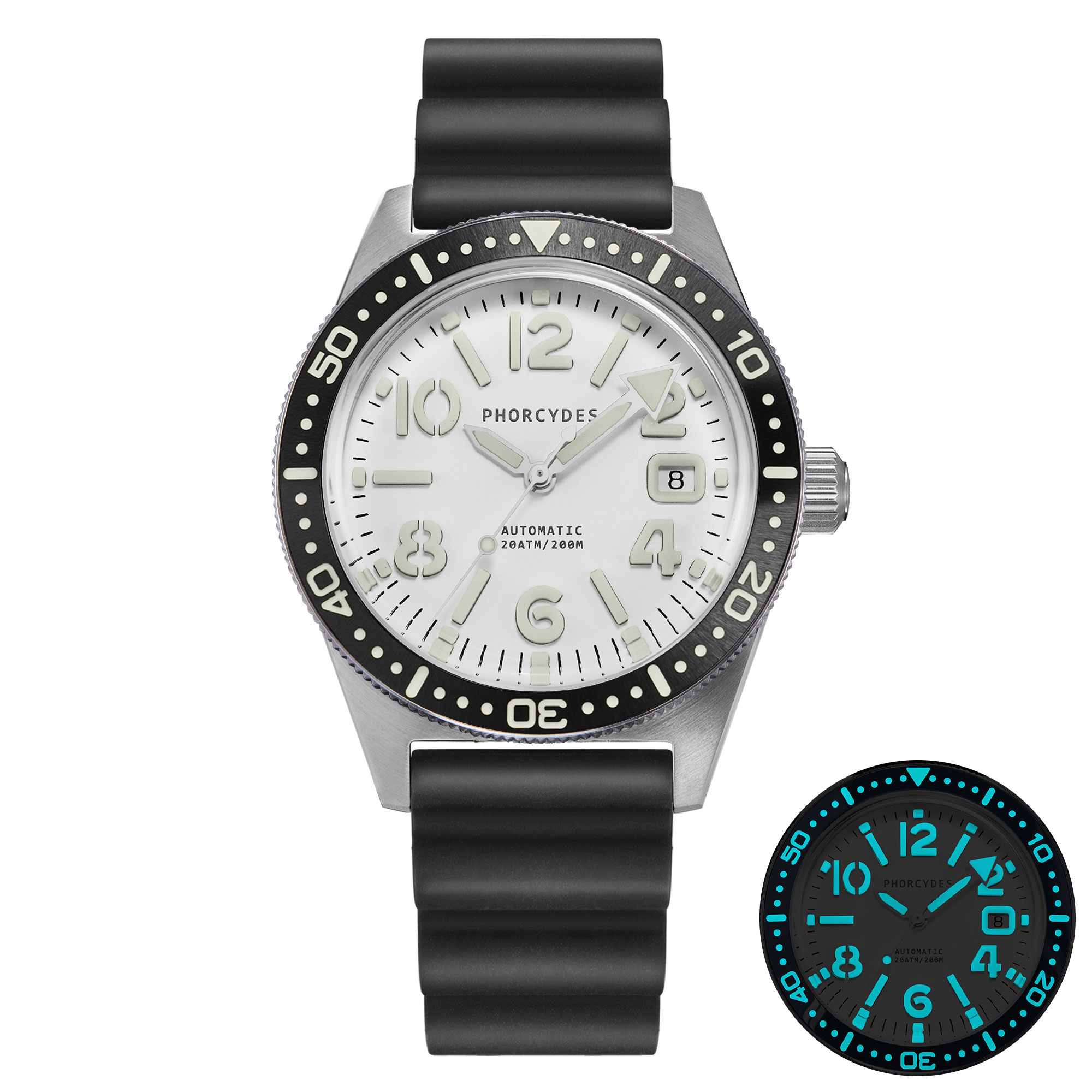 PH-4A+（V2.0） FKM strap (white dial)