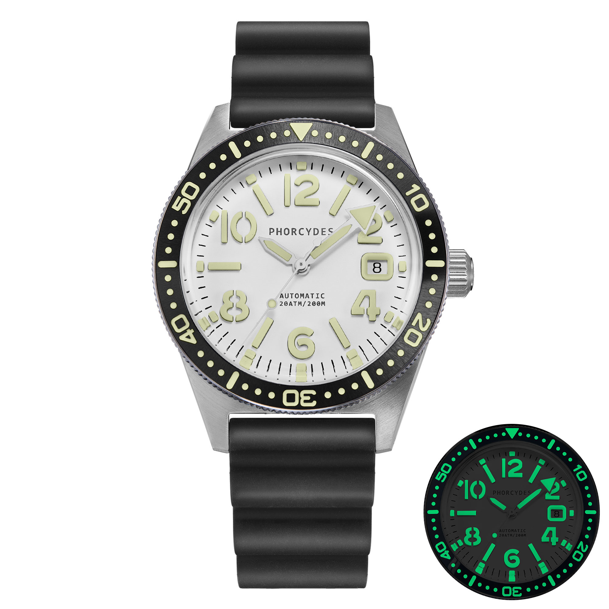 PH-4A+（V2.0） FKM strap (white dial)