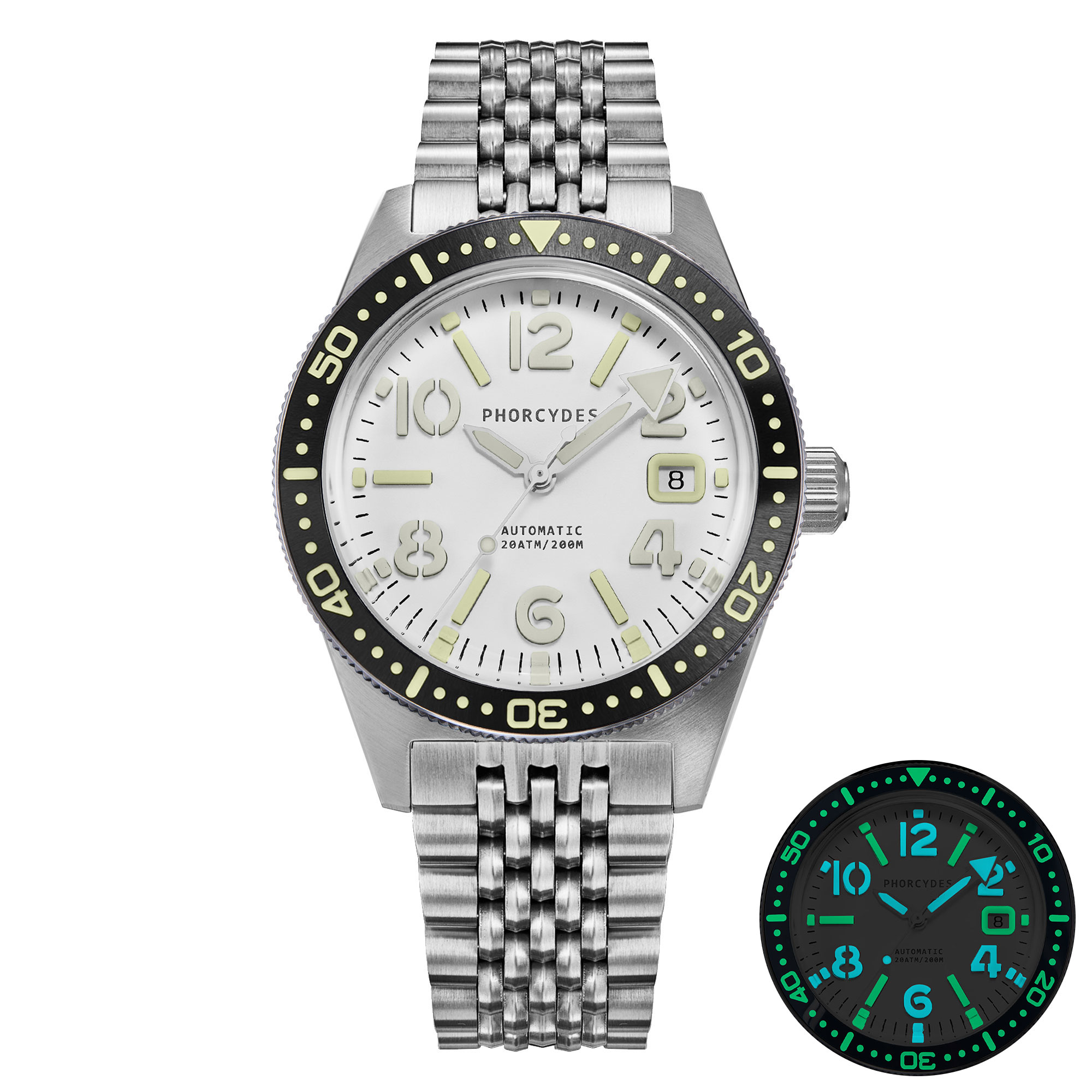 PH-4A+（V2.0） bracelet (white dial)
