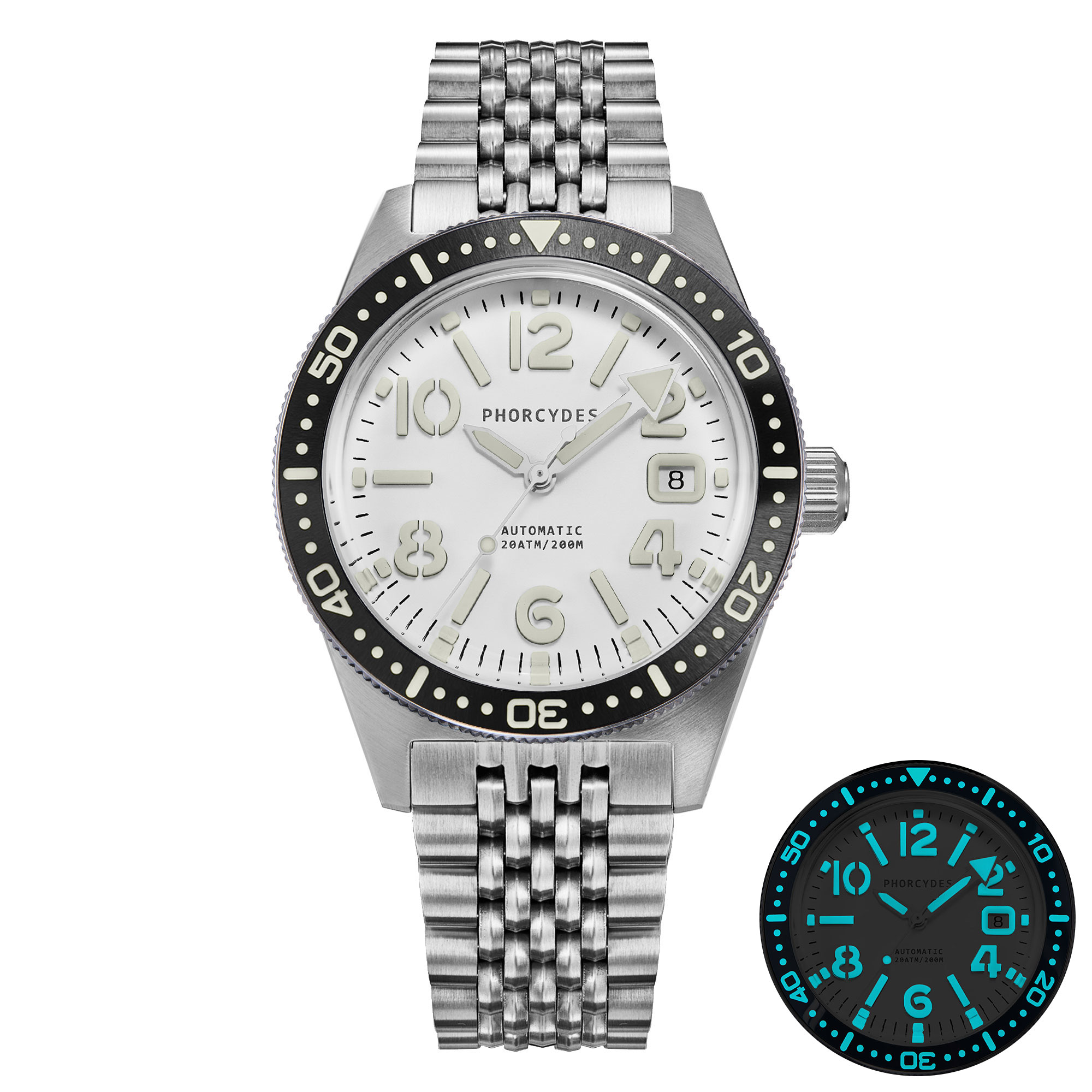 PH-4A+（V2.0） bracelet (white dial)