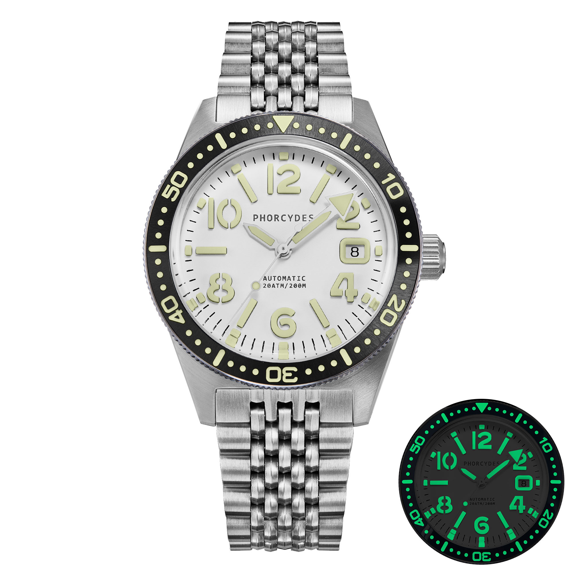 PH-4A+（V2.0） bracelet (white dial)