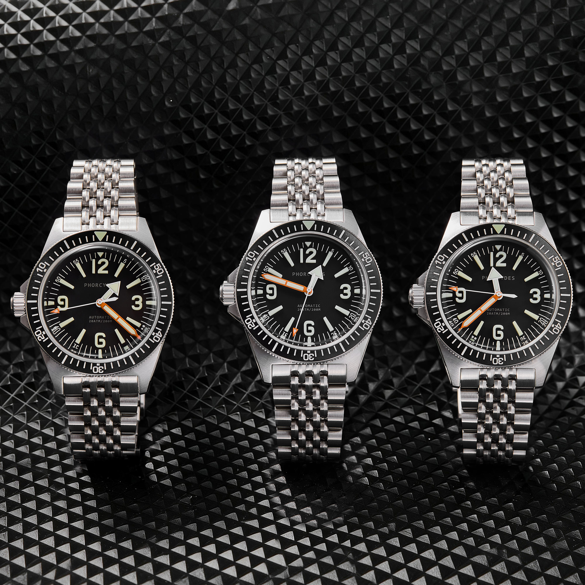 PH-4B skin diver watches with Velcro strap