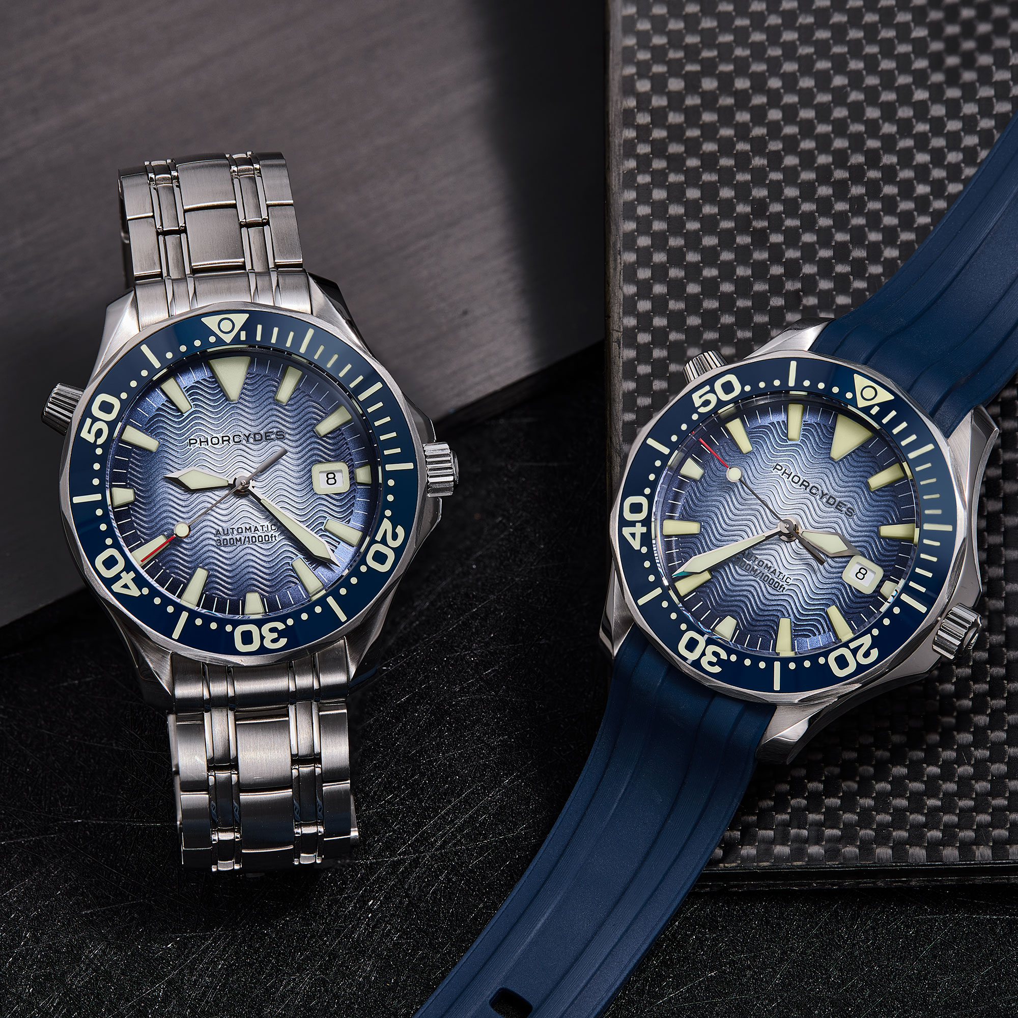 PH-6  with bracelet (blue dial)