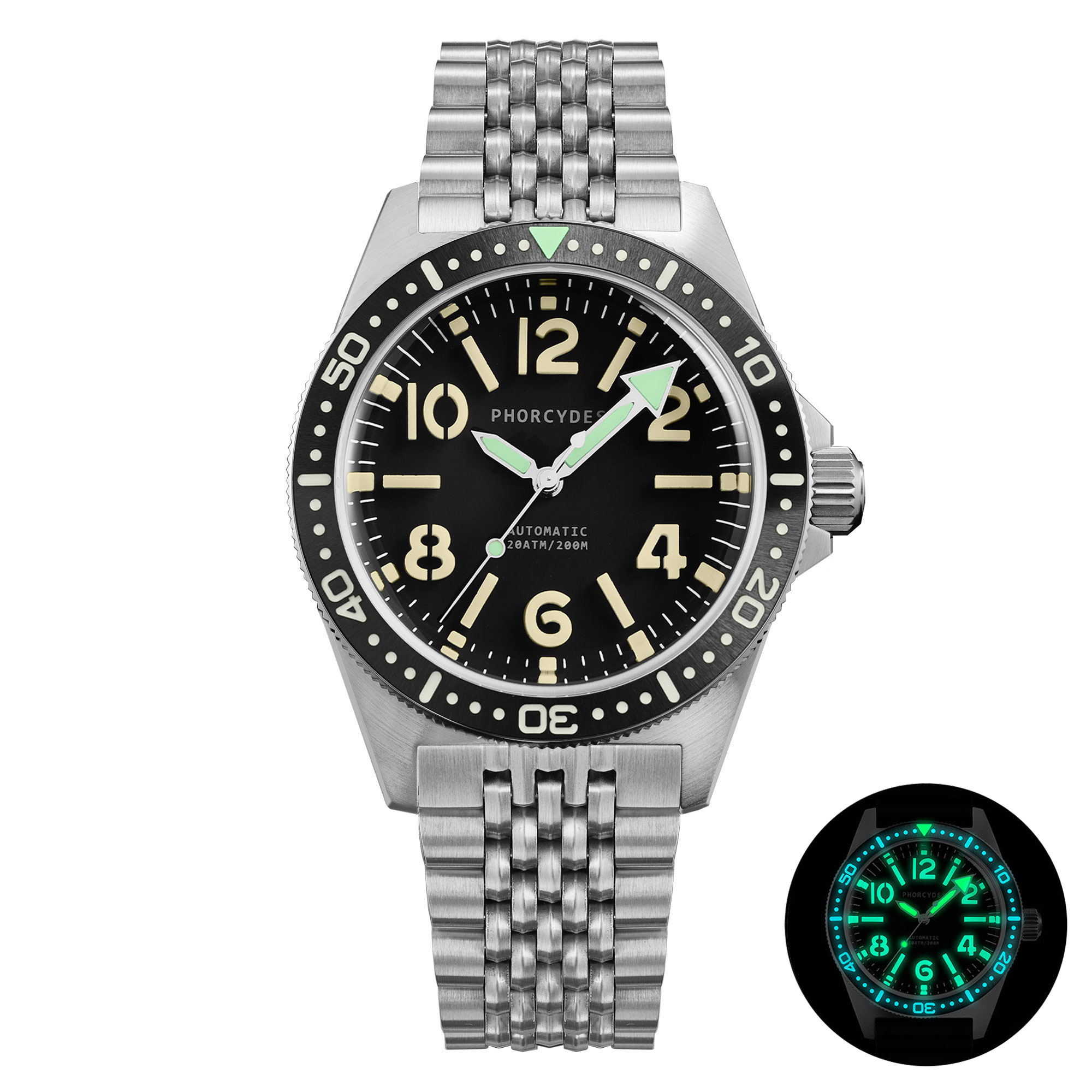 PH-4C skin diver watches with Bracelet