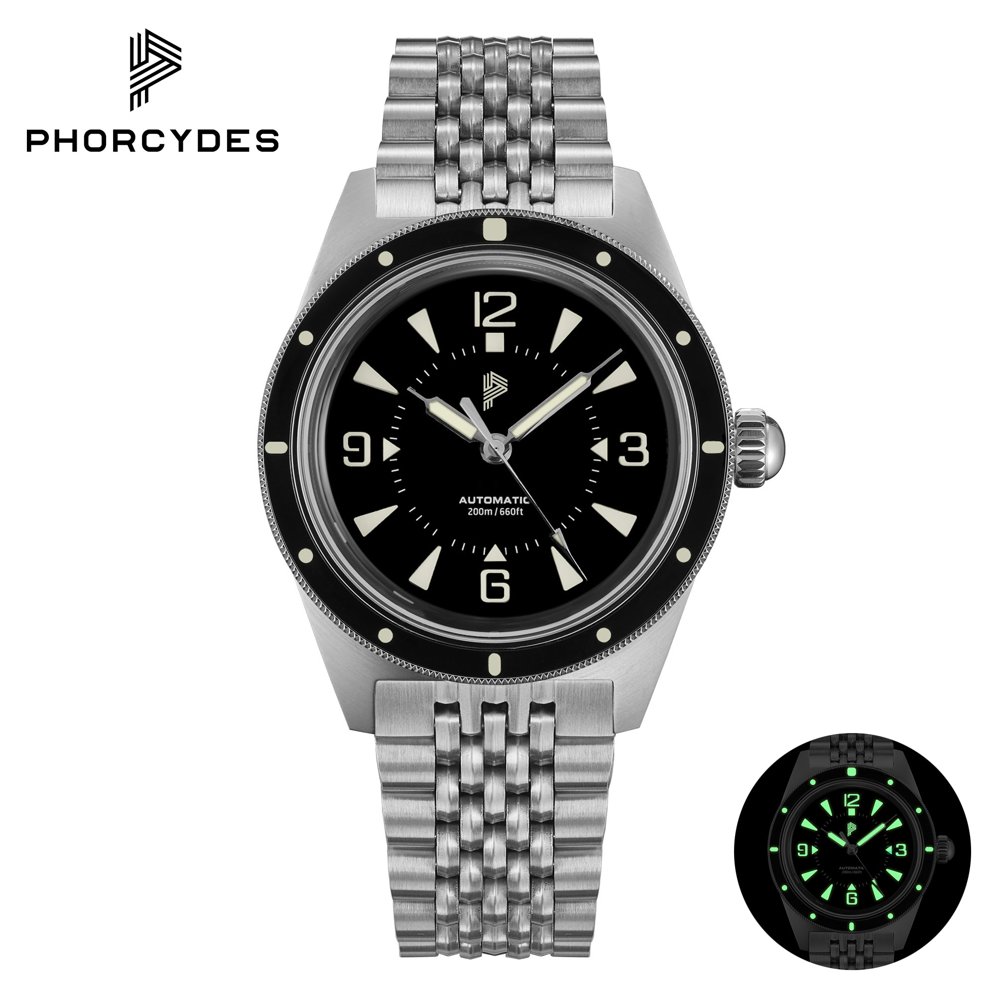 PH-2 skin diver watches with bracelet