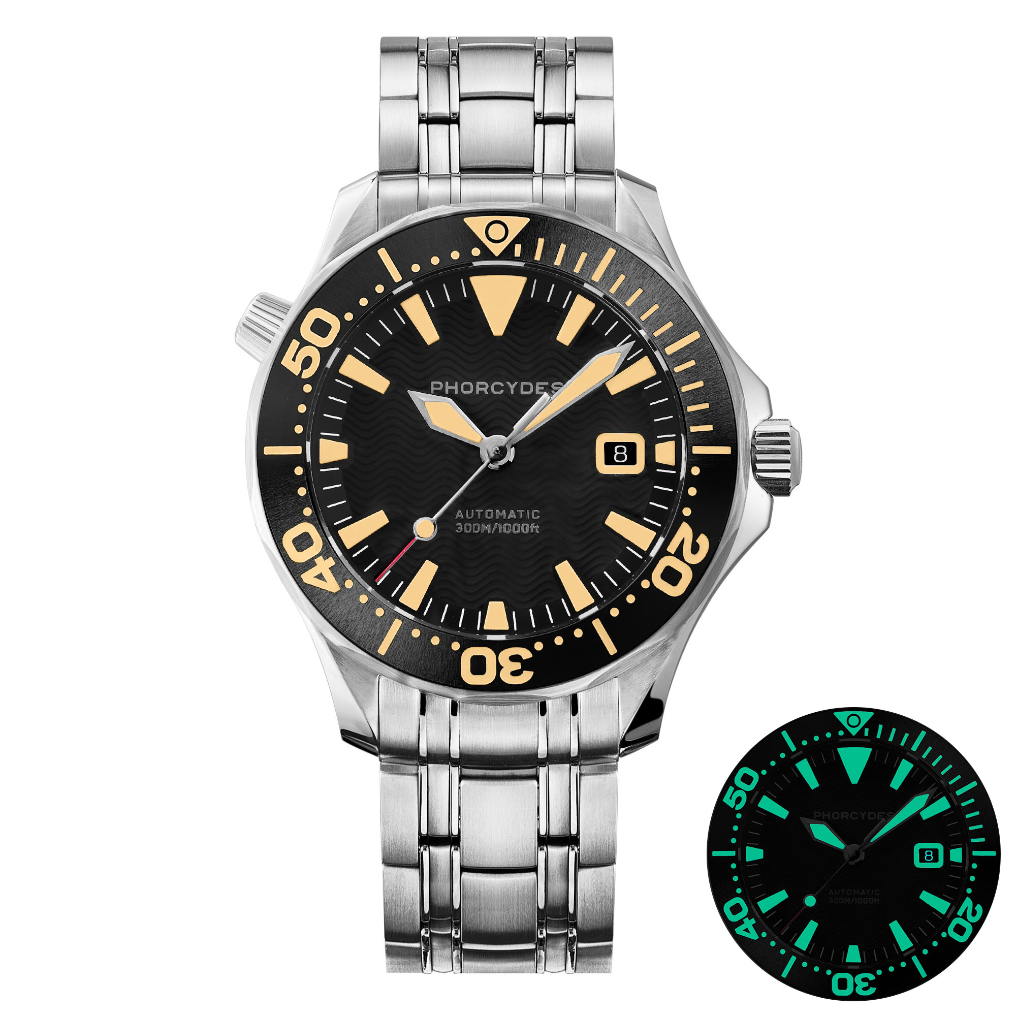 PH-6  with bracelet (black dial)