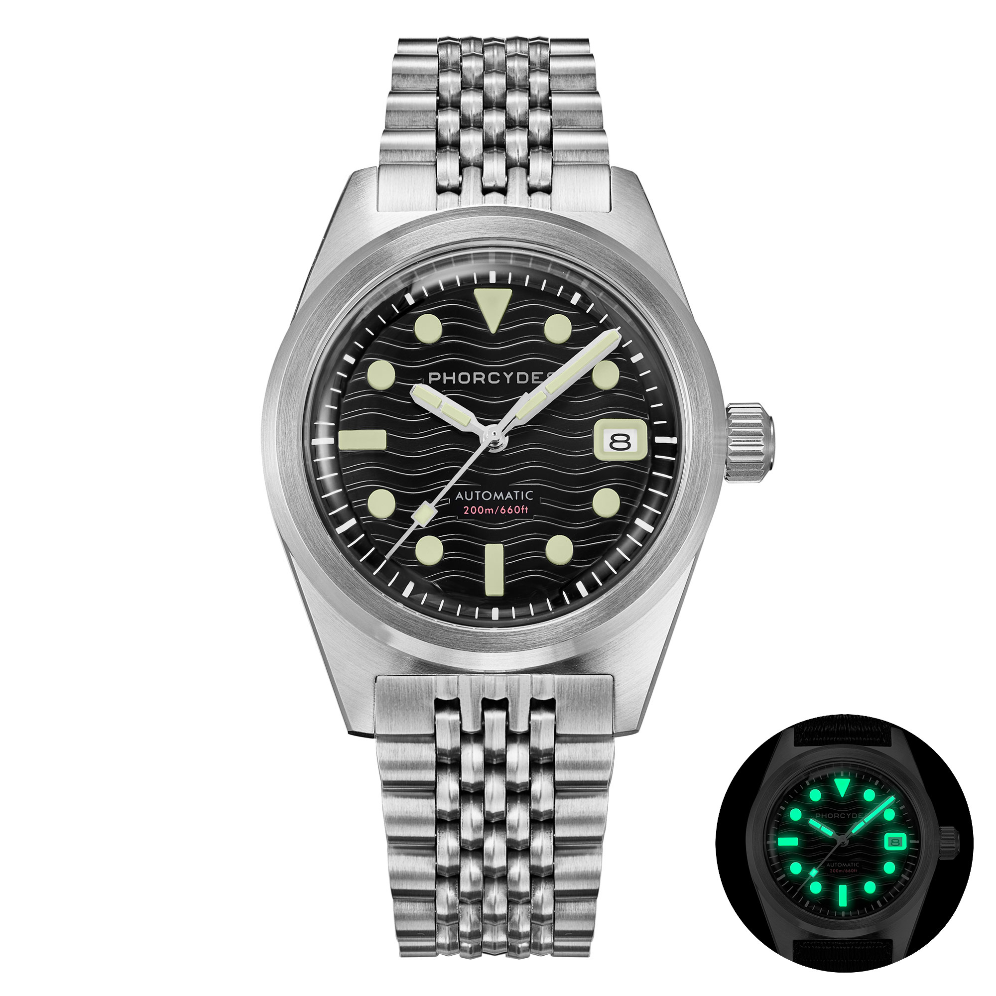 PH-5 skin diver watches with bracelet
