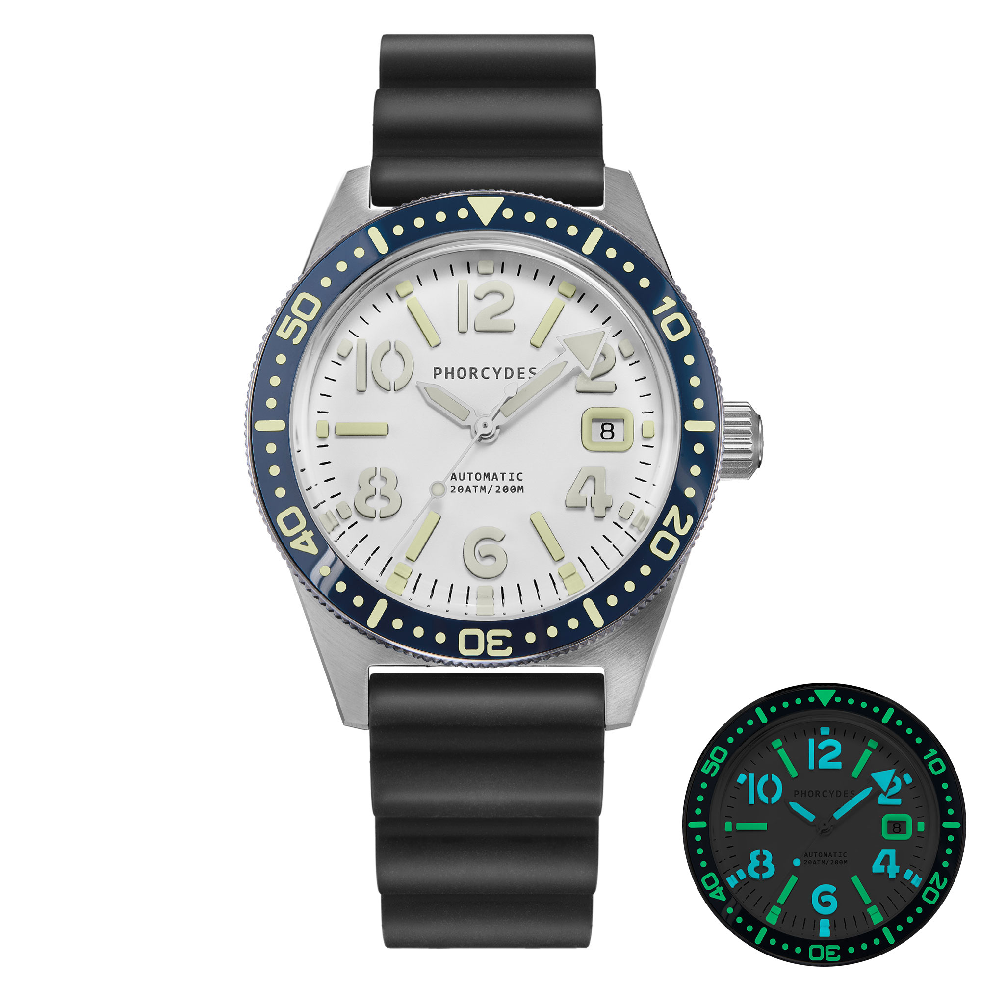 PH-4A+（V2.0） FKM strap (white dial)
