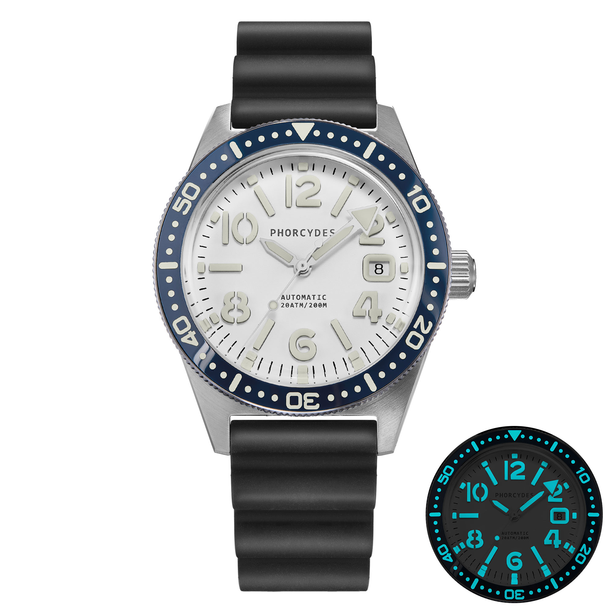 PH-4A+（V2.0） FKM strap (white dial)