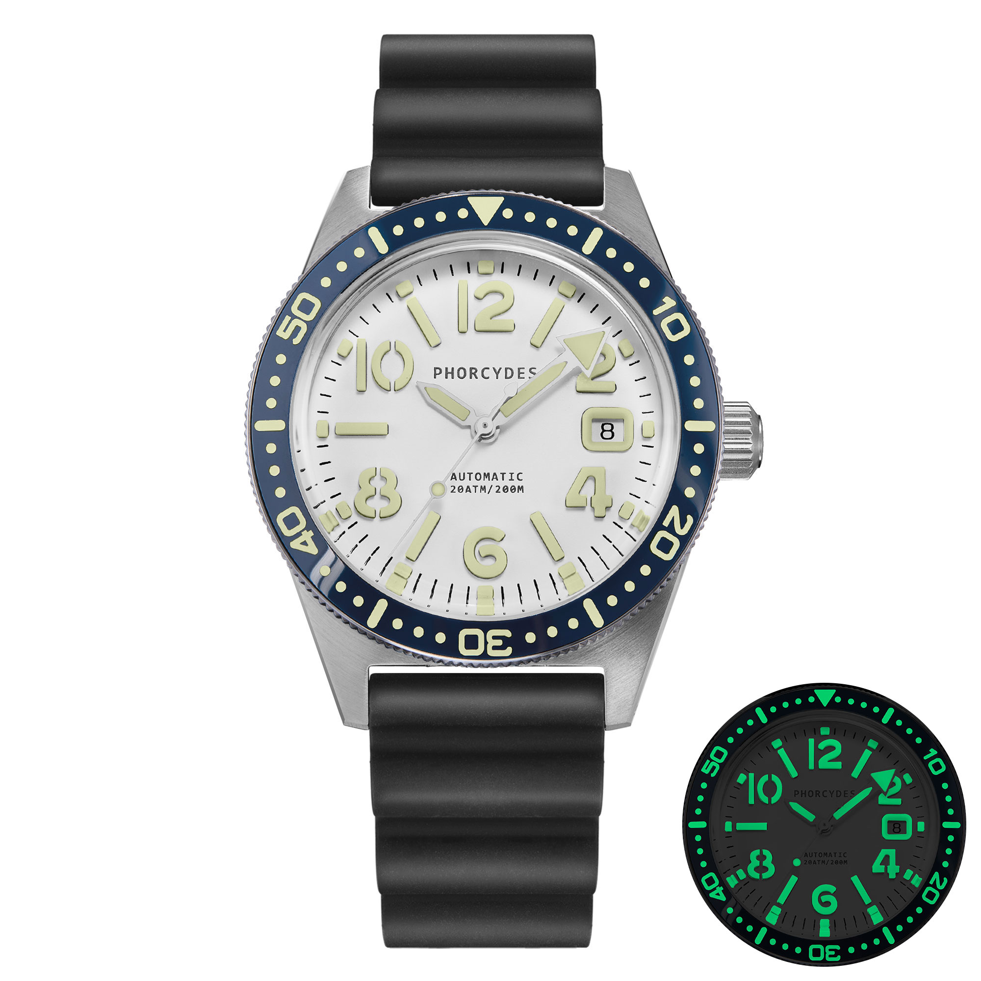 PH-4A+（V2.0） FKM strap (white dial)
