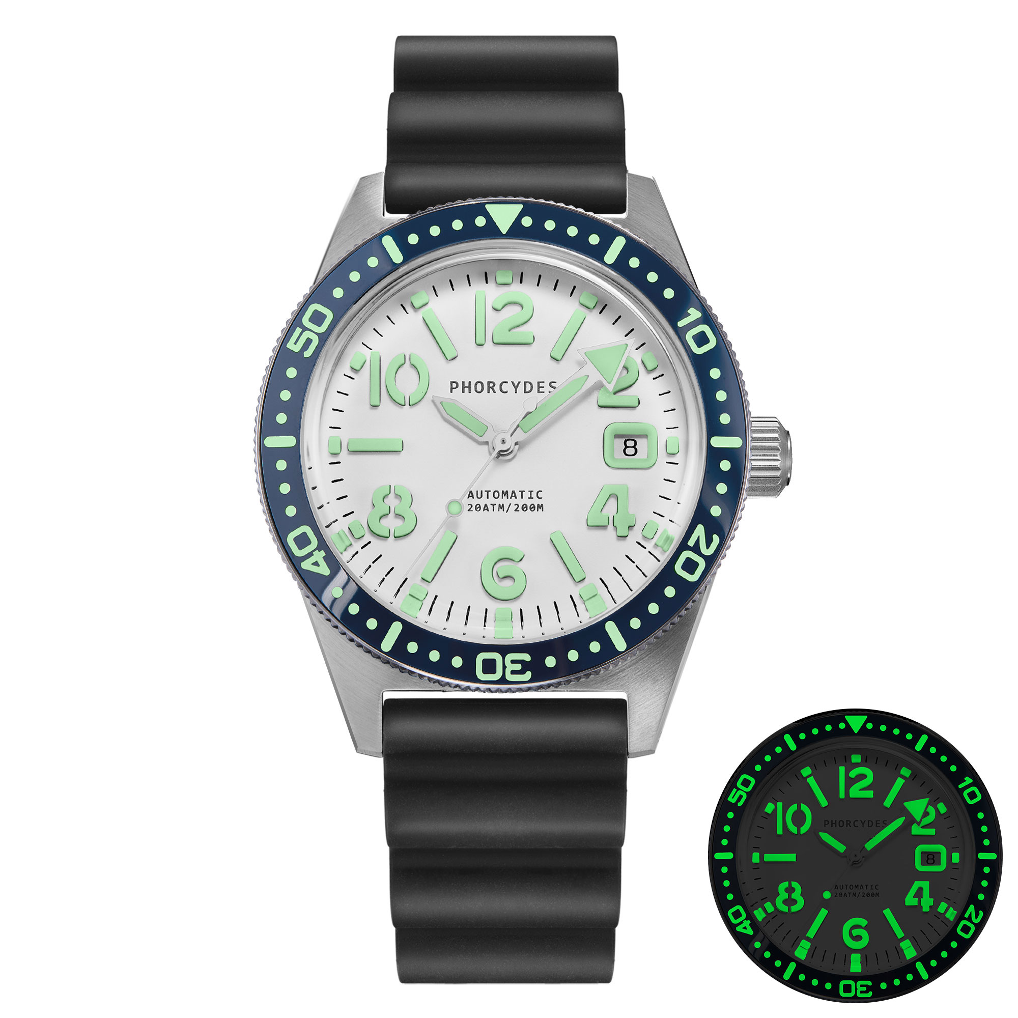 PH-4A+（V2.0） FKM strap (white dial)