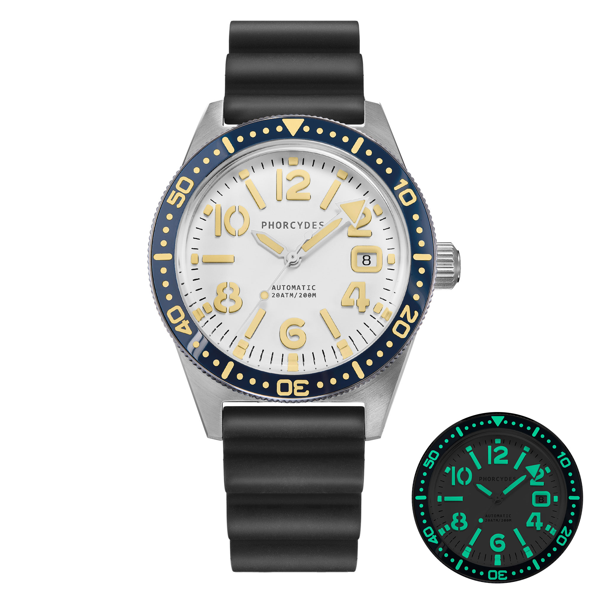 PH-4A+（V2.0） FKM strap (white dial)