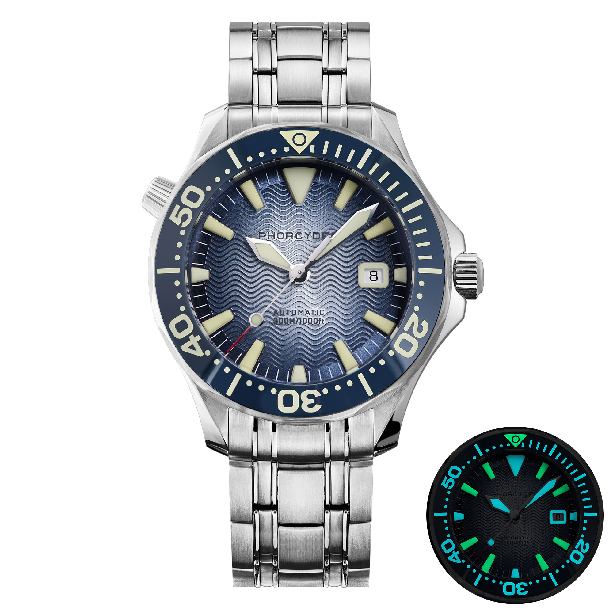 PH-6  with bracelet (blue dial)