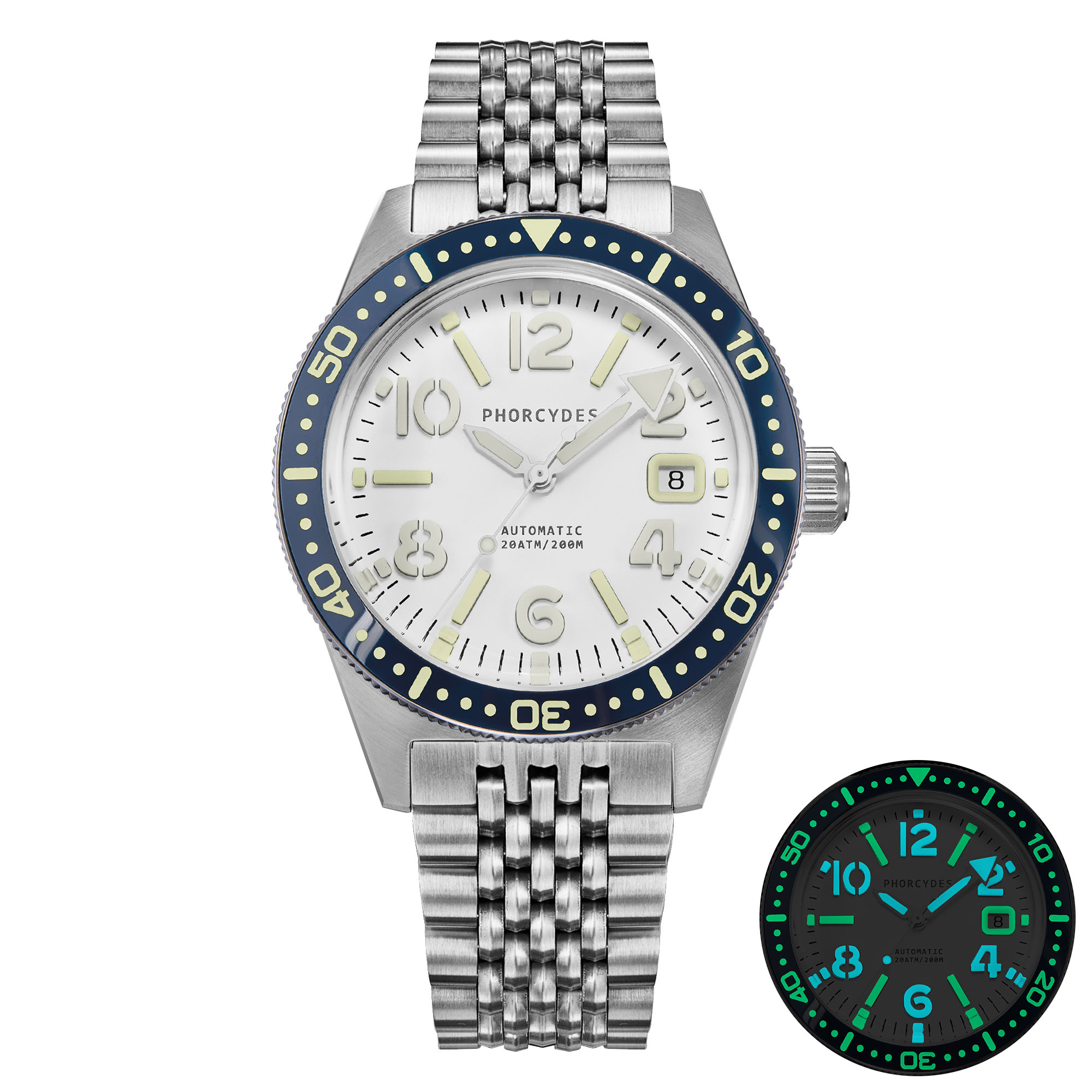 PH-4A+（V2.0） bracelet (white dial)