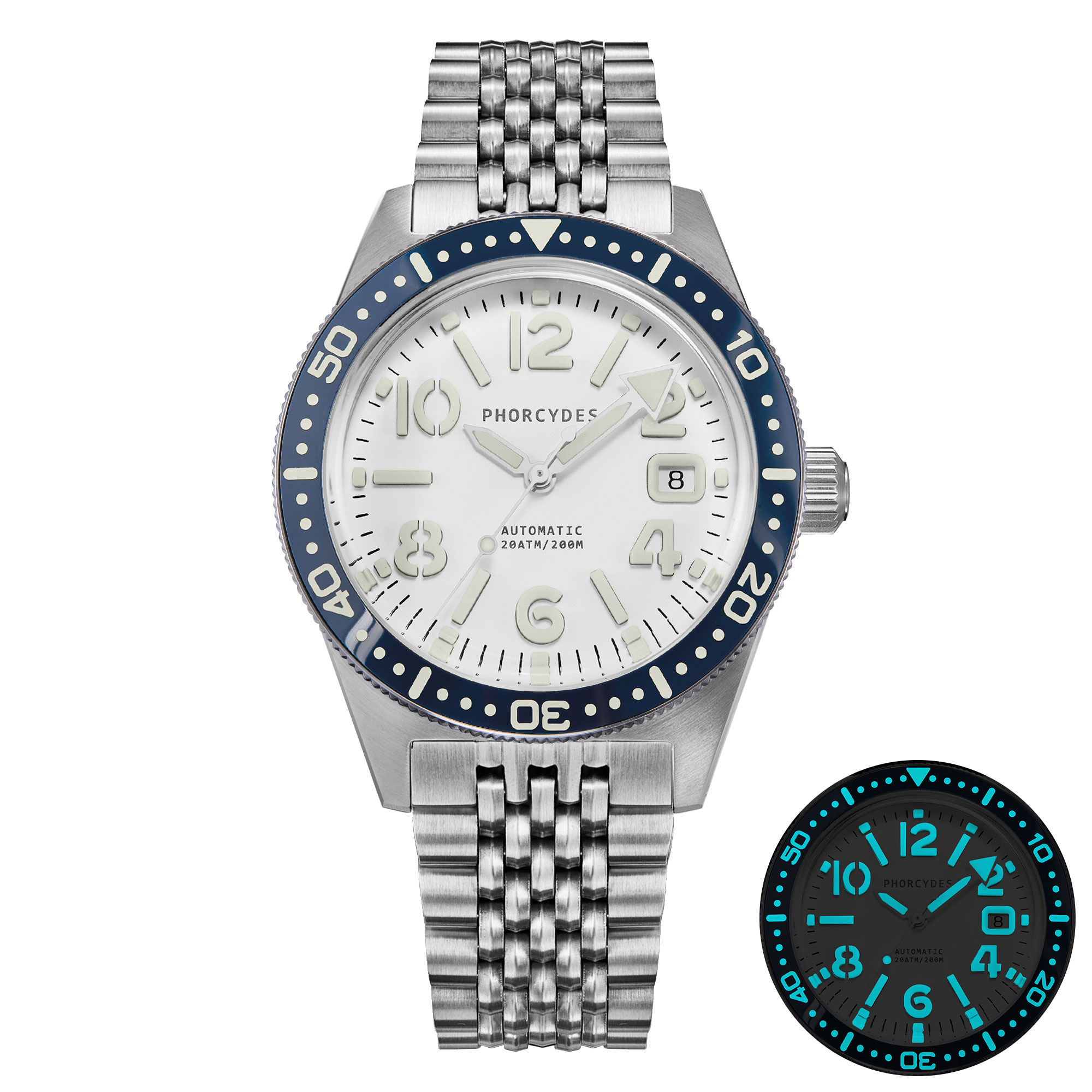 PH-4A+（V2.0） bracelet (white dial)