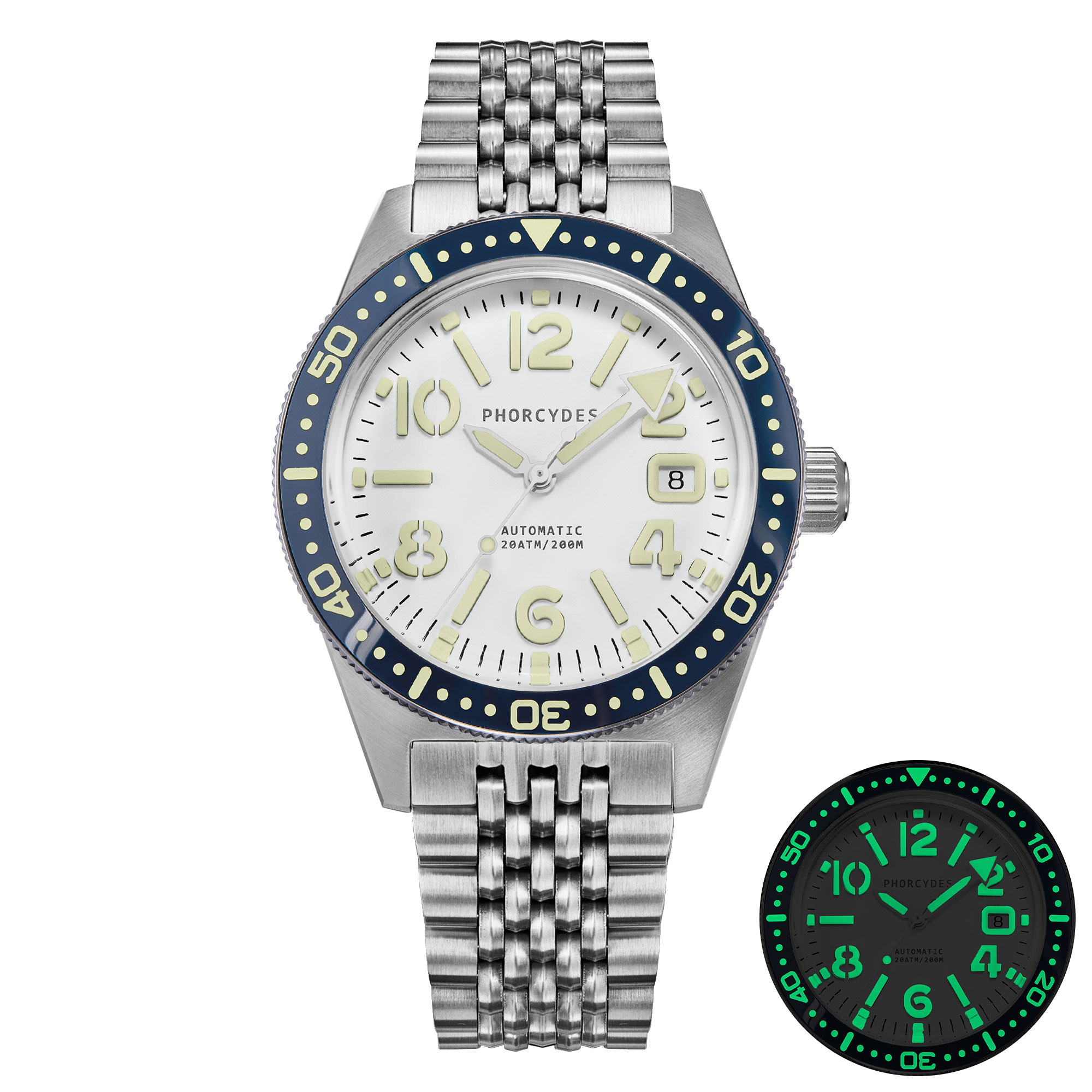 PH-4A+（V2.0） bracelet (white dial)
