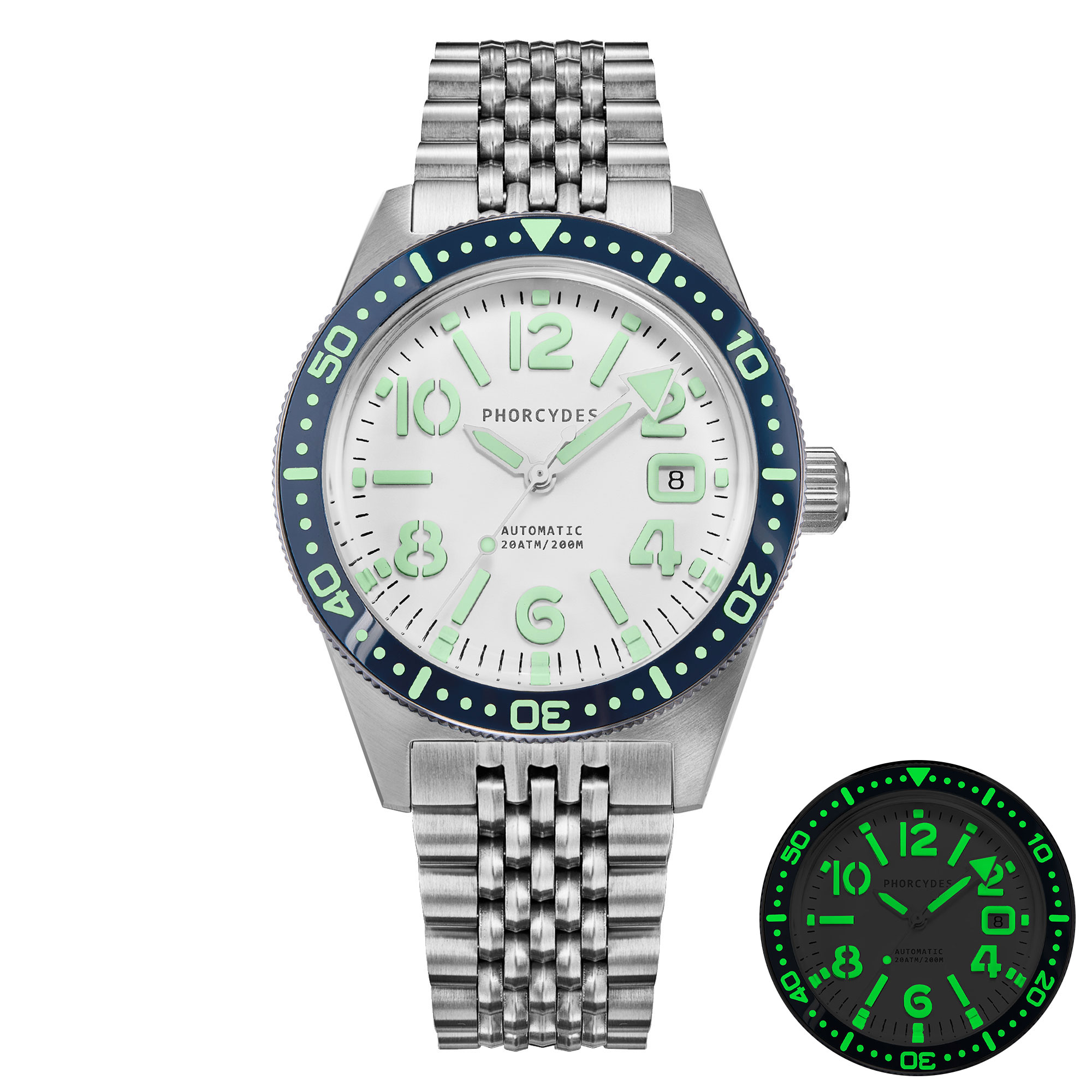 PH-4A+（V2.0） bracelet (white dial)
