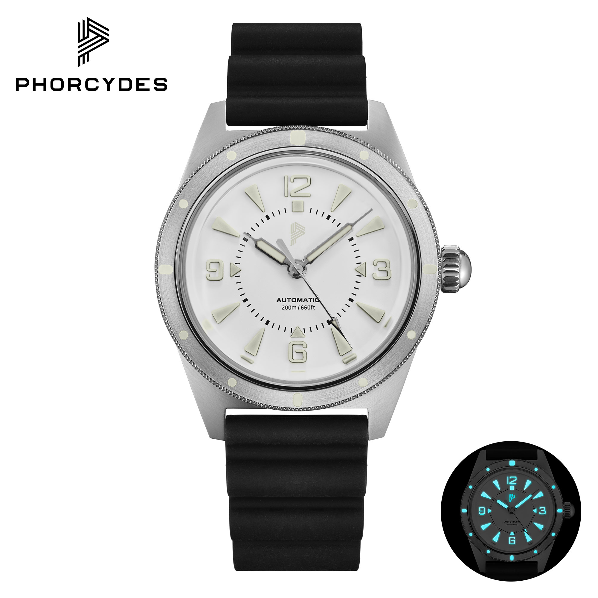 PH-2 LIP homage diver watches-white dial