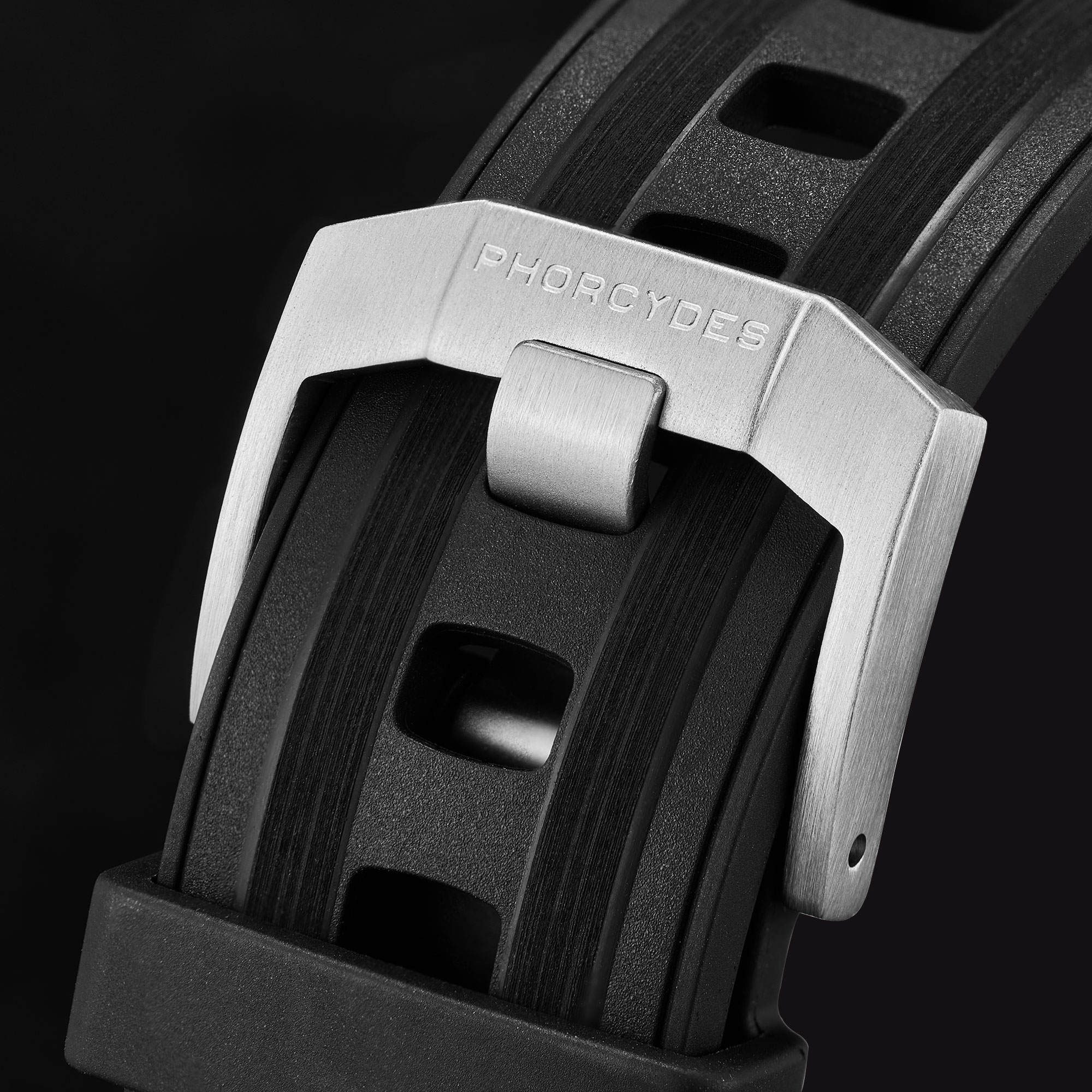 PH-6  with FKM strap (black dial)