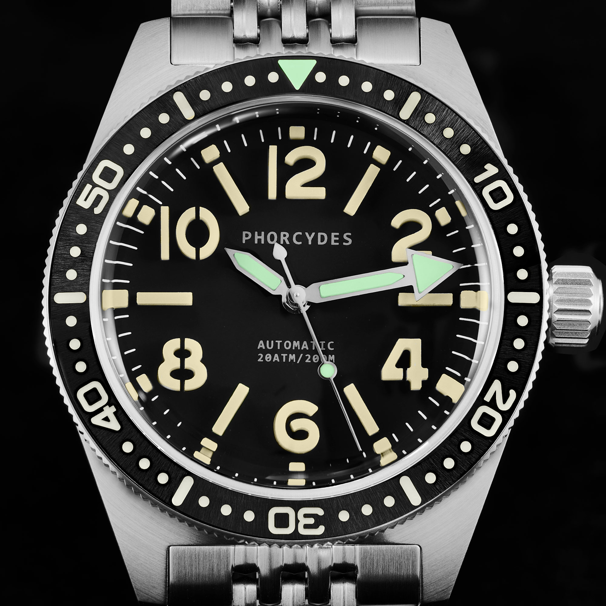 PH-4A skin diver watches with FKM strap