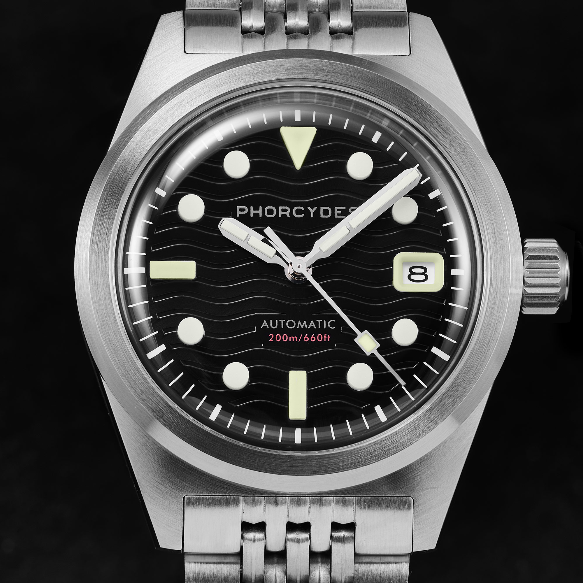 PH-5 skin diver watches with FKM strap