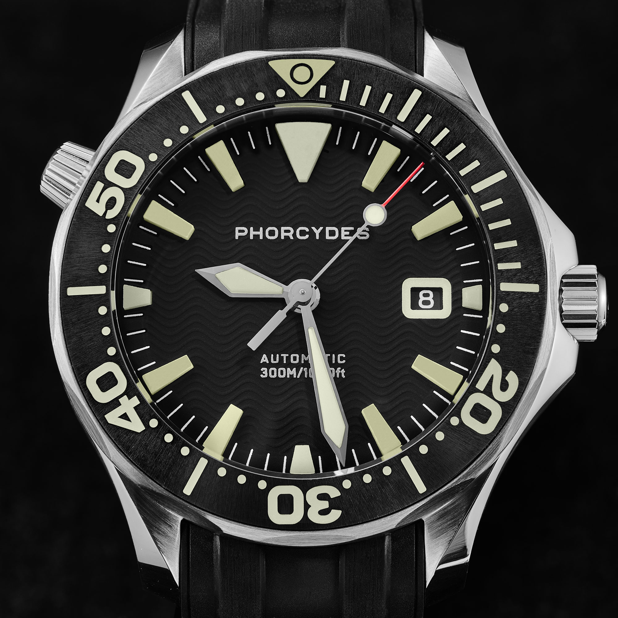 PH-6  with bracelet (black dial)