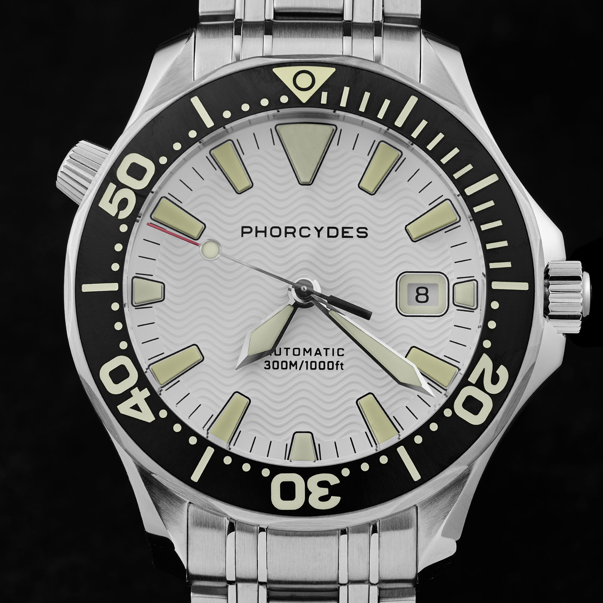 PH-6  with bracelet (white dial)