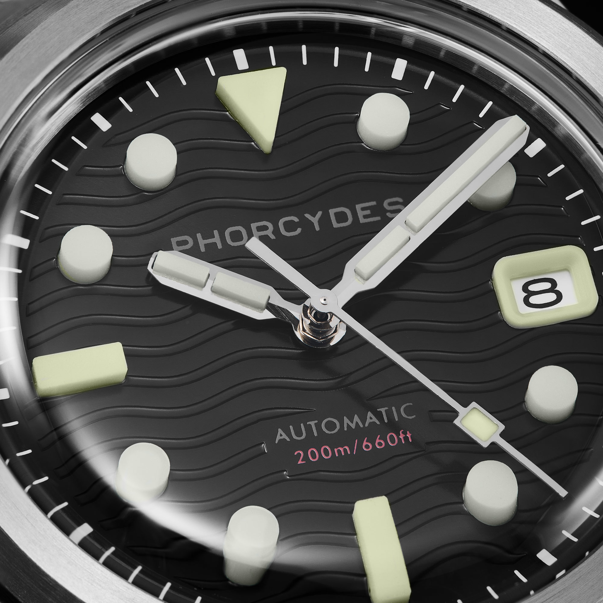 PH-5 skin diver watches with FKM strap