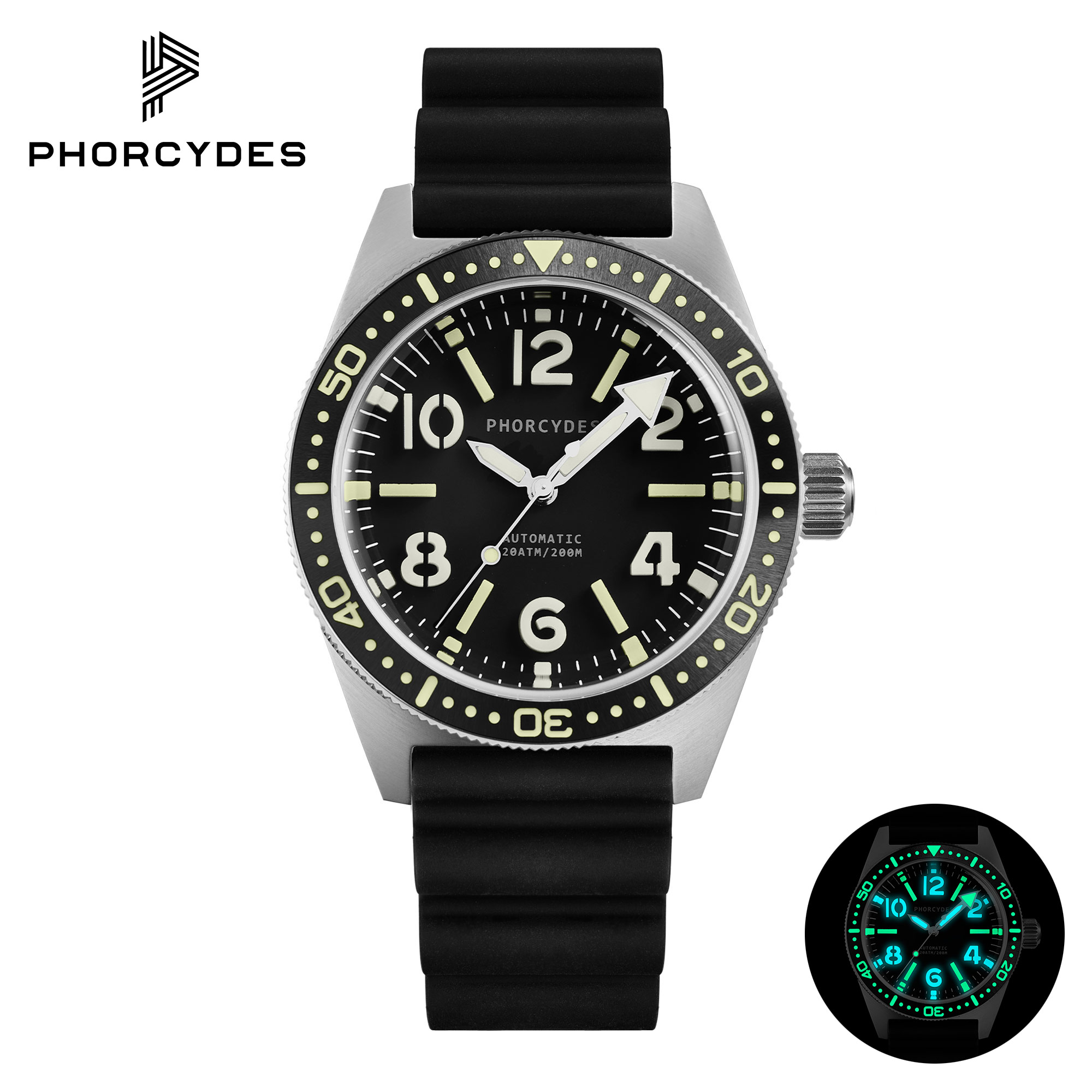 PH-4A skin diver watches with nylon loop