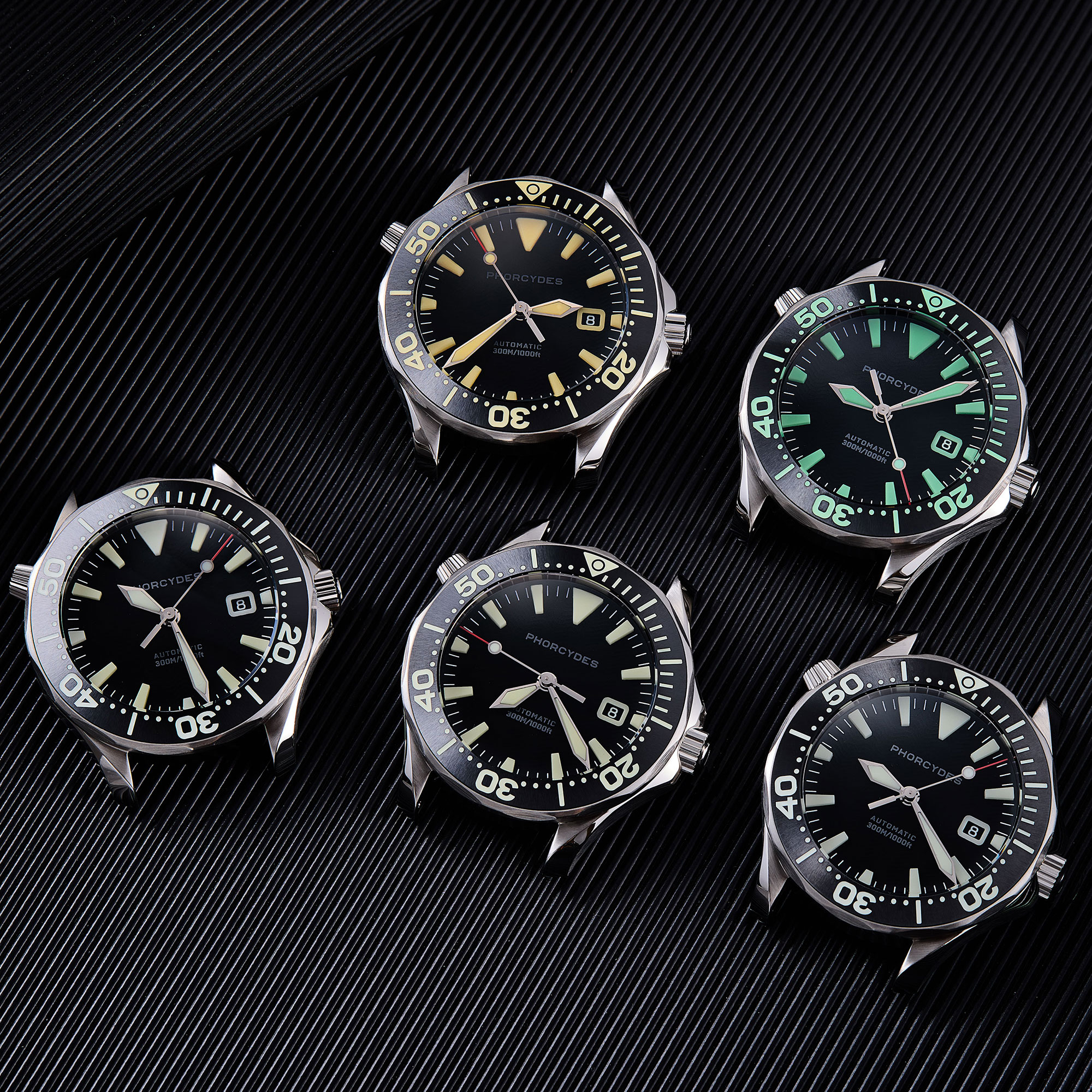 PH-6  with bracelet (black dial)