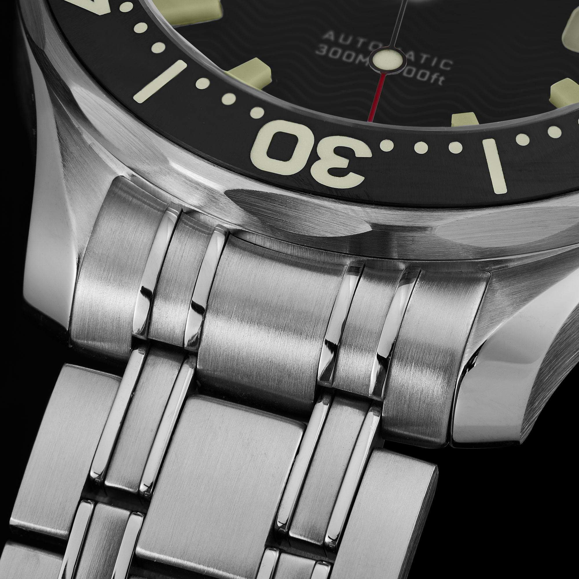 PH-6  with bracelet (black dial)
