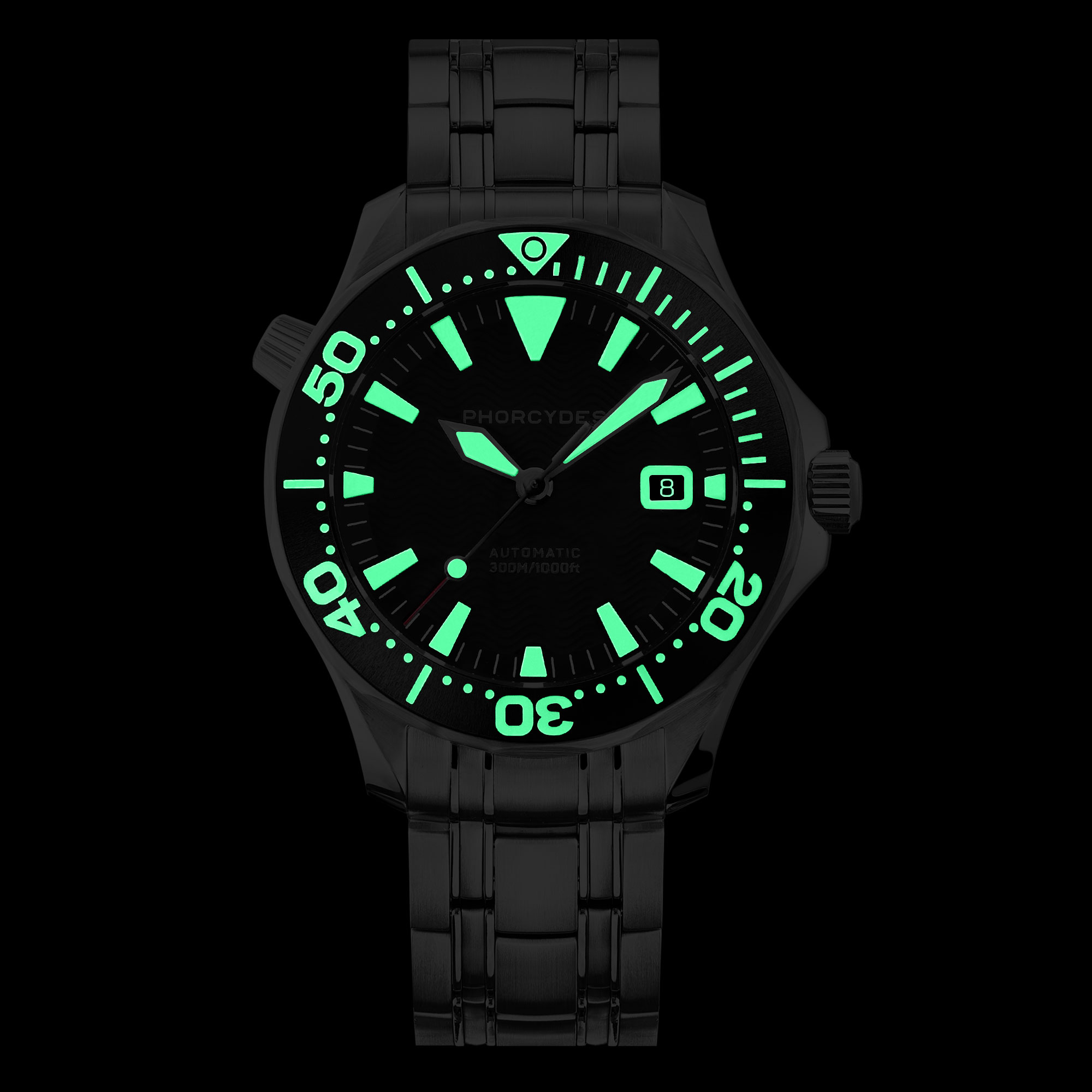 PH-6  with FKM strap (black dial)