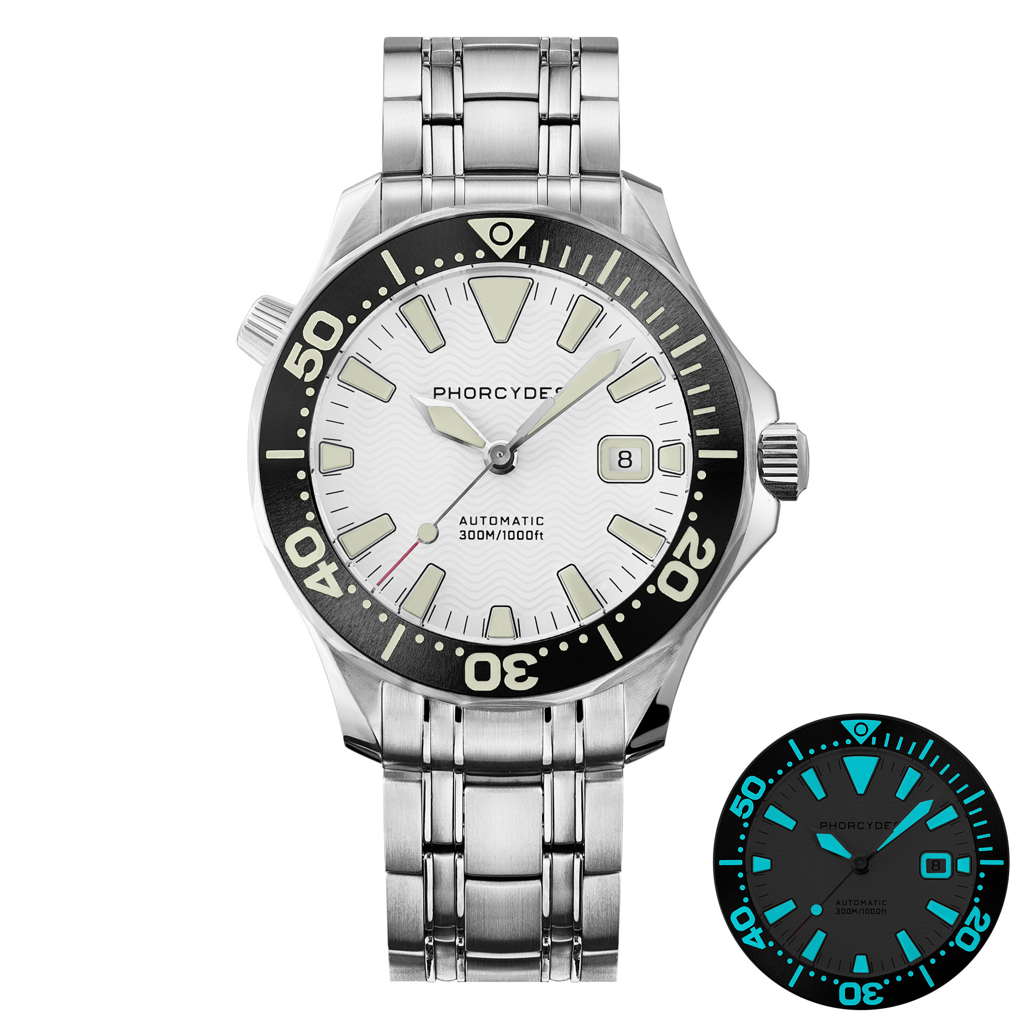PH-6  with bracelet (white dial)