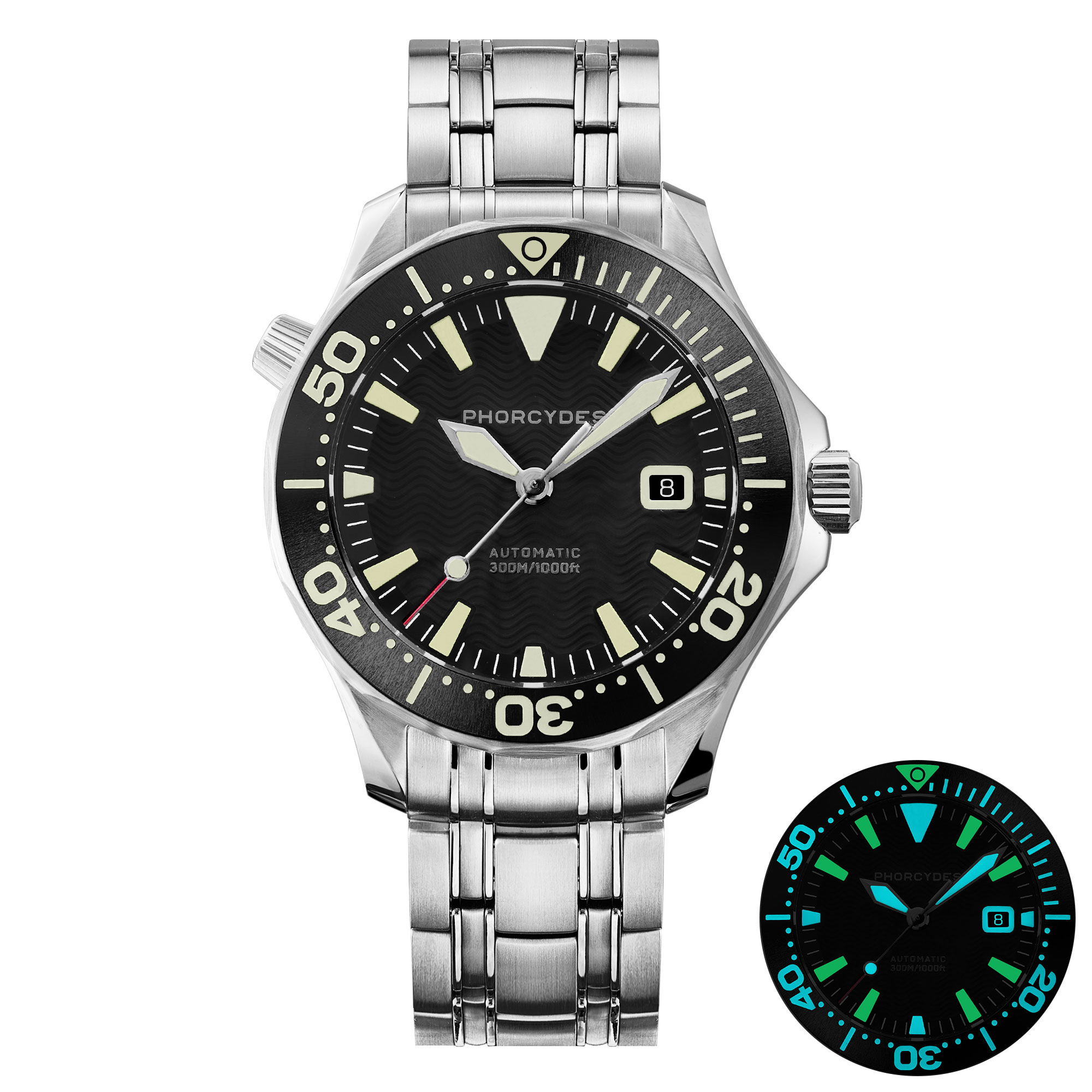 PH-6  with bracelet (black dial)