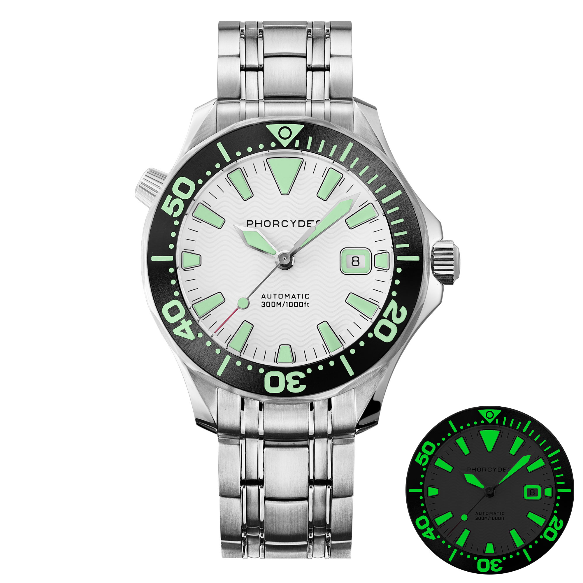 PH-6  with bracelet (white dial)