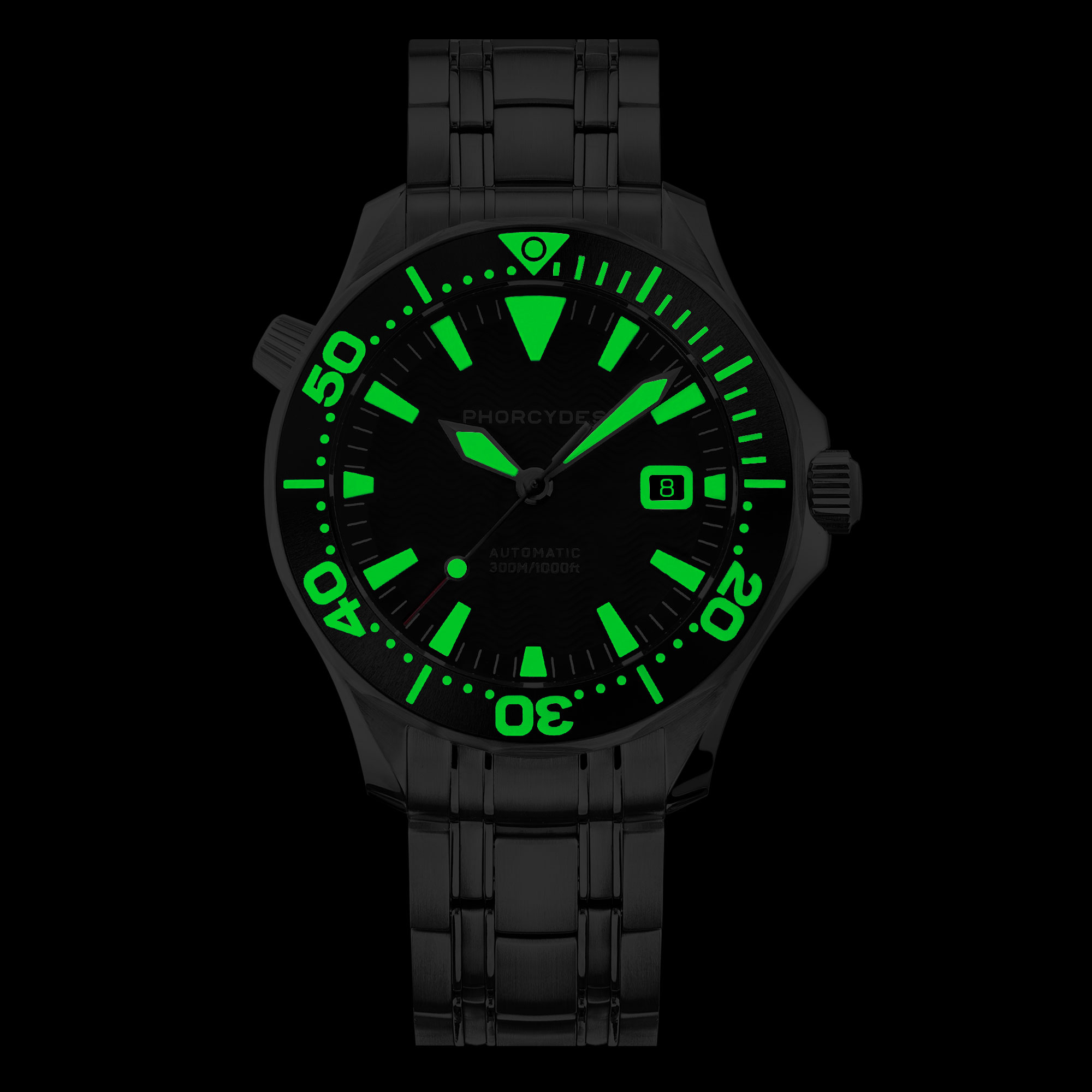 PH-6  with bracelet (black dial)