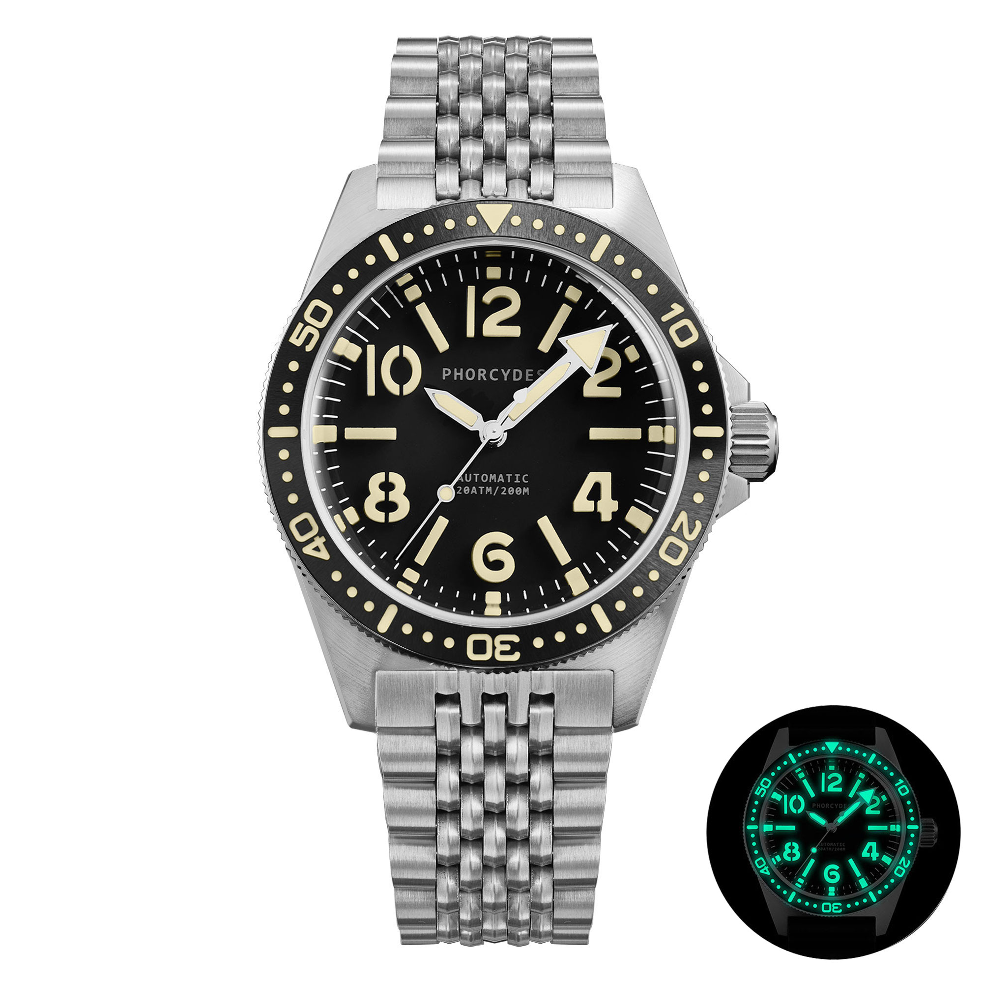 PH-4C skin diver watches with Bracelet