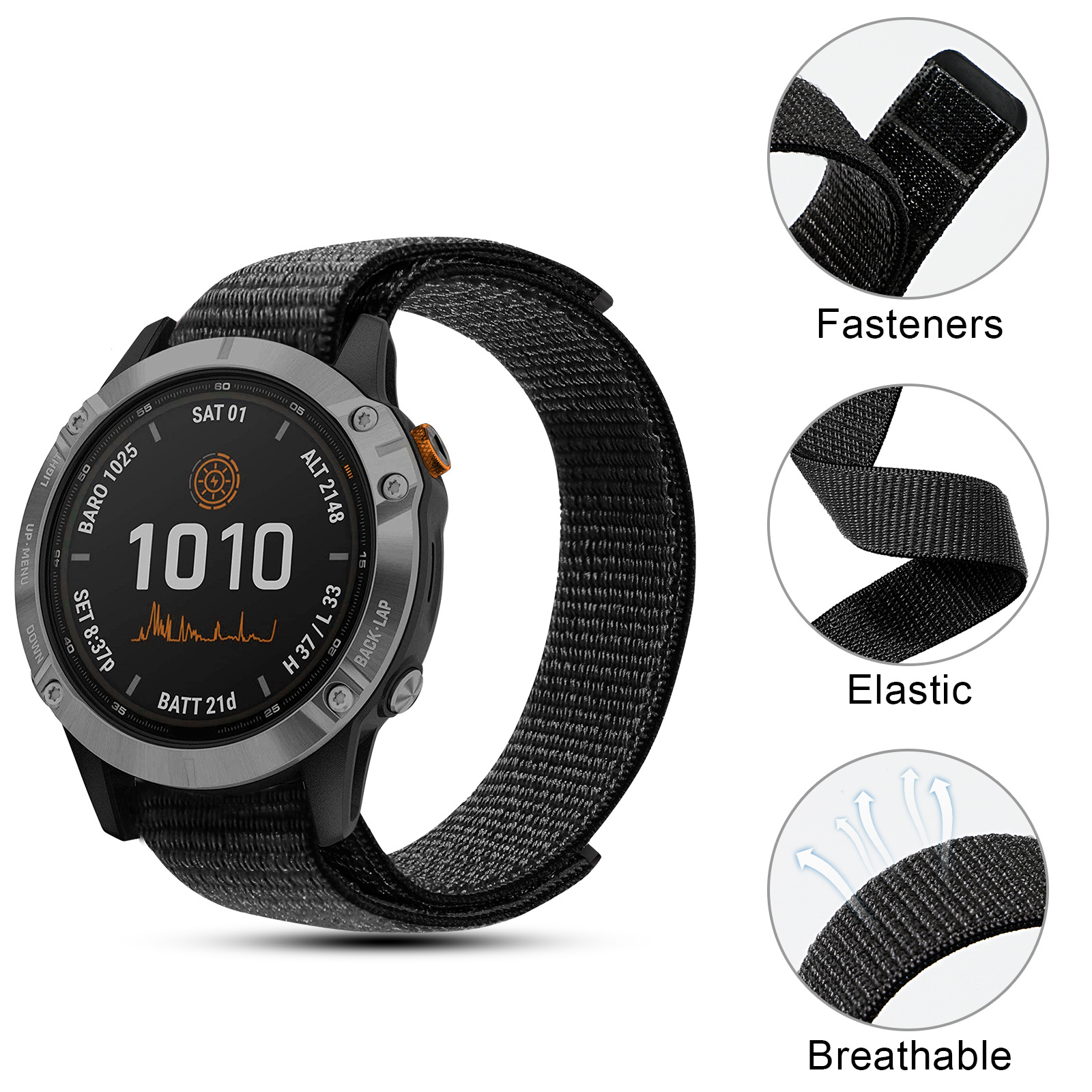 Nylon loop strap with velcro