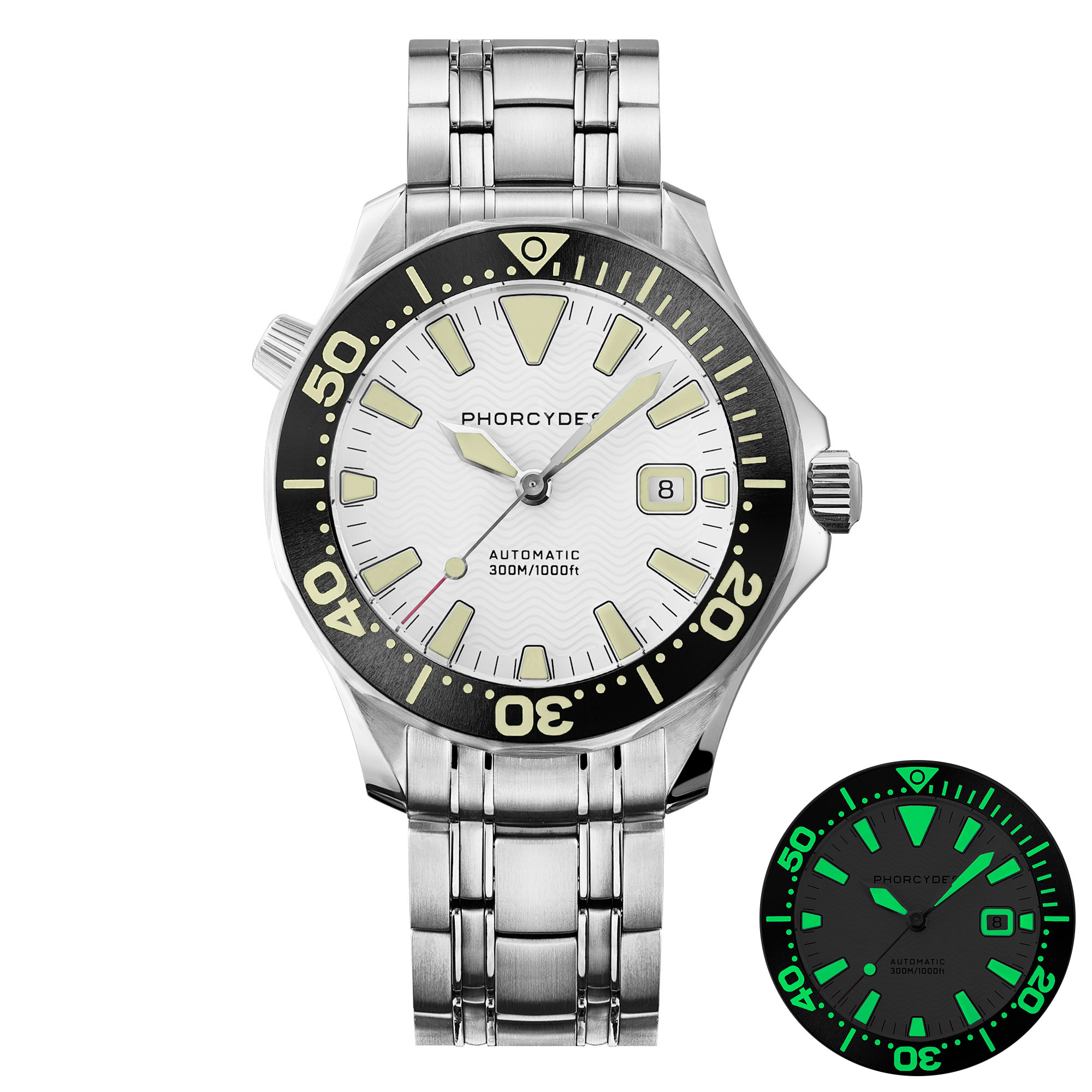 PH-6  with bracelet (white dial)