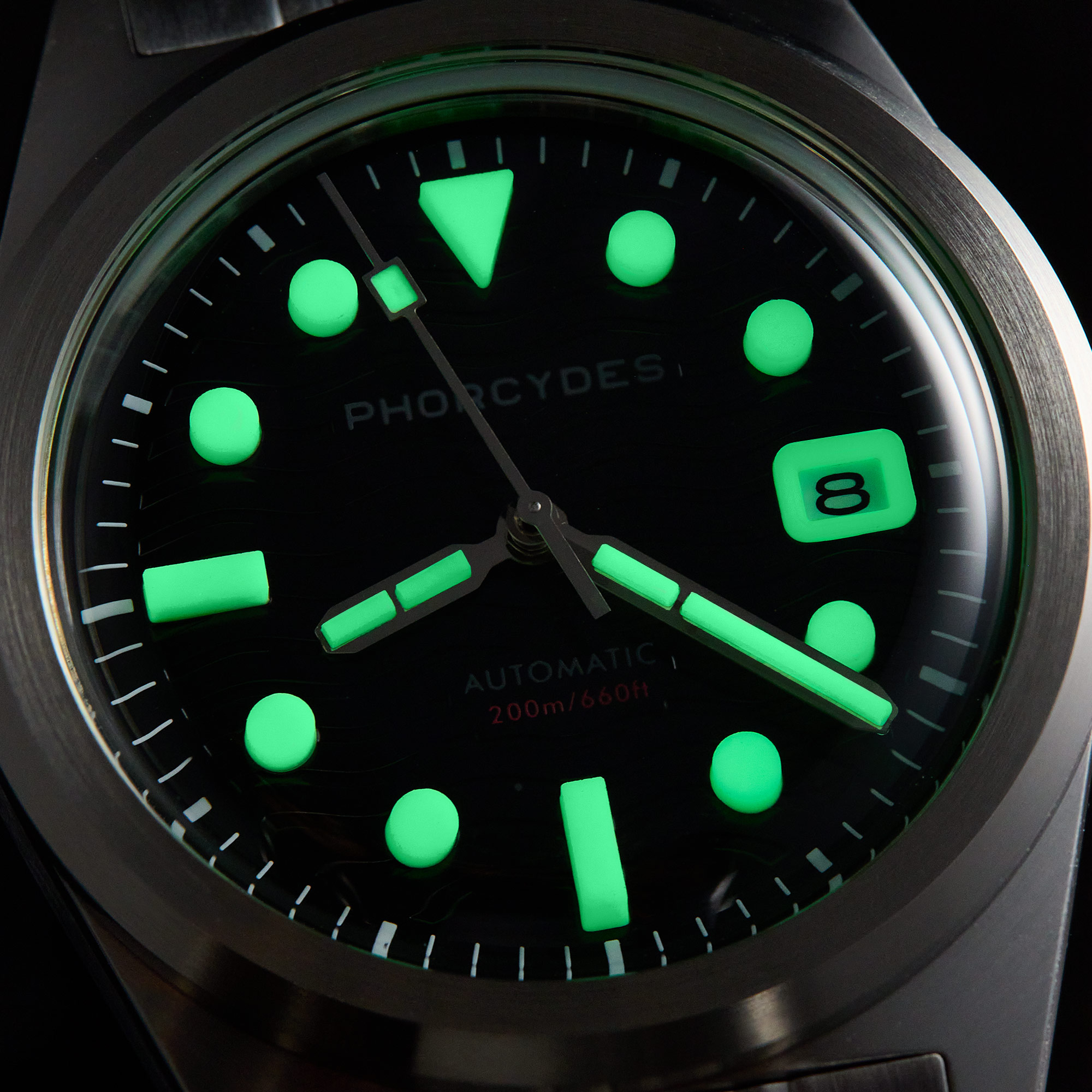 PH-5 skin diver watches with FKM strap