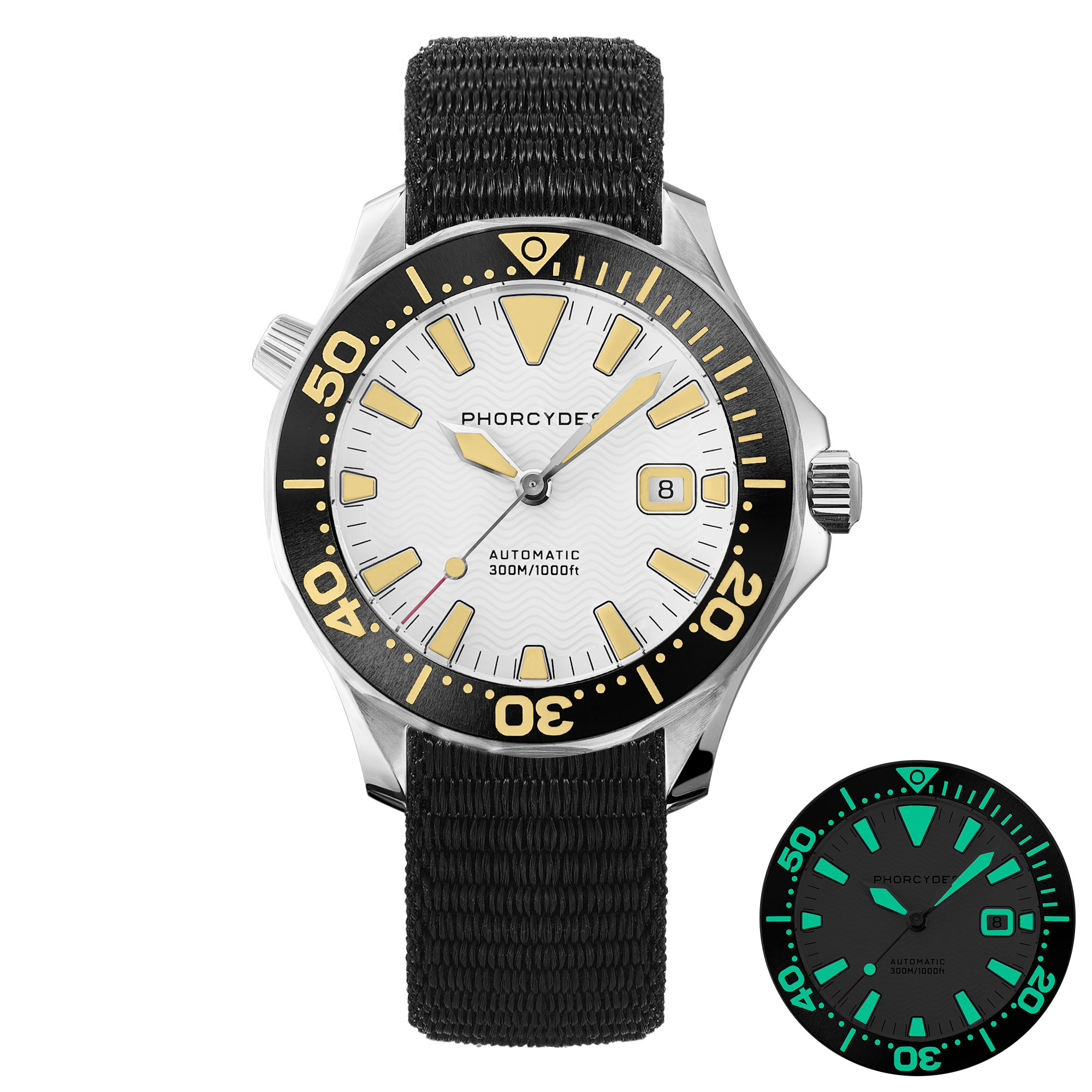 PH-6  with nylon loop (white dial)