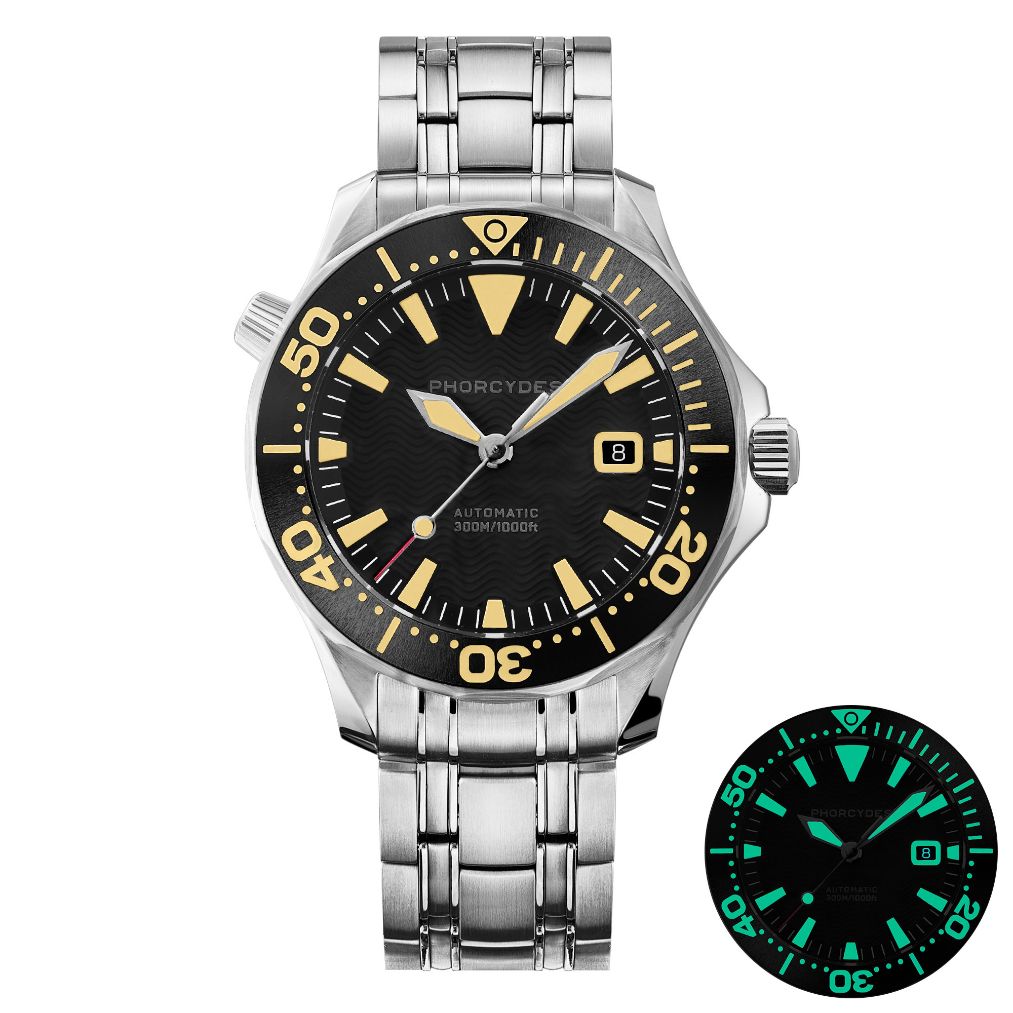 PH-6  with bracelet (black dial)