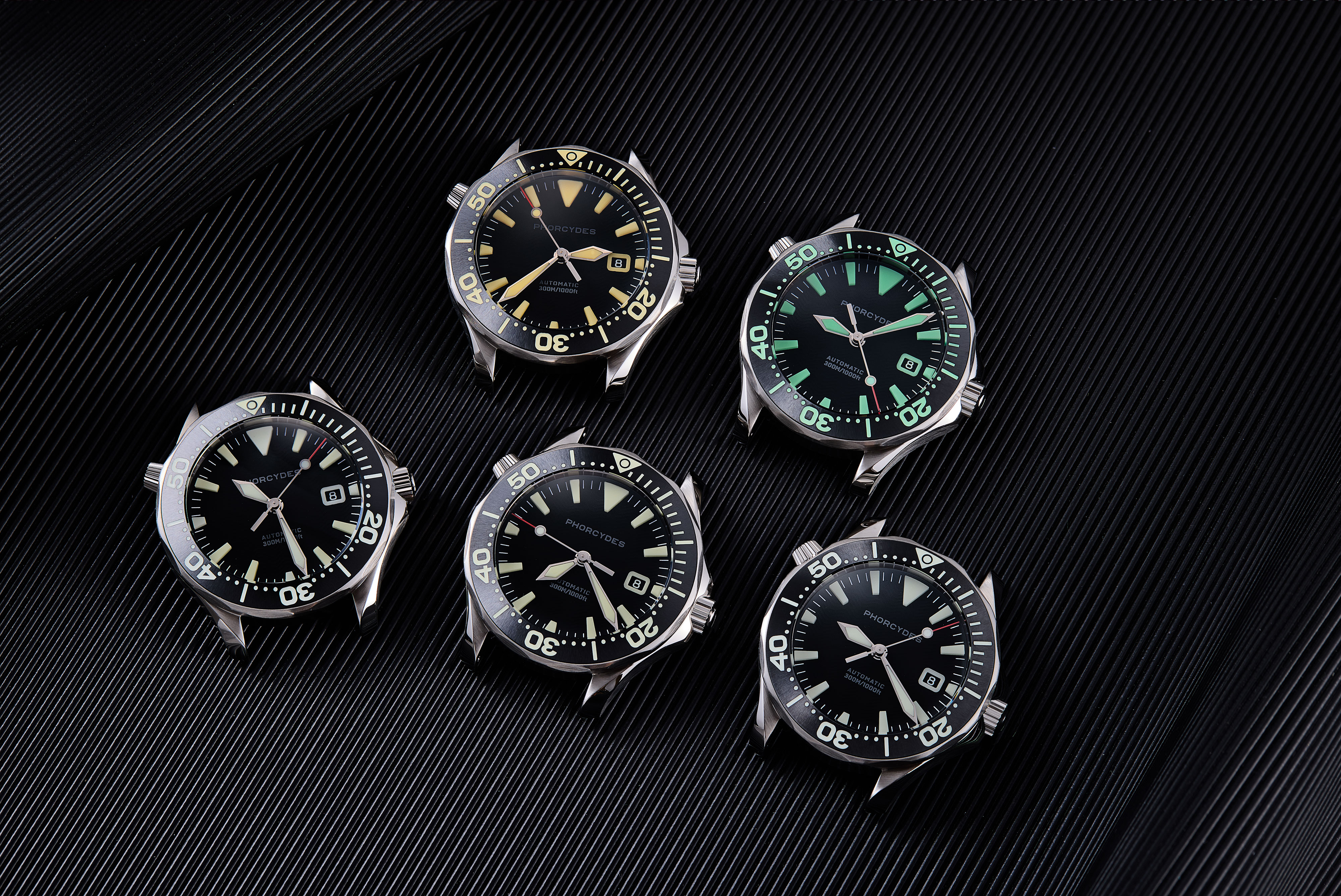 PH-6  with FKM strap (black dial)