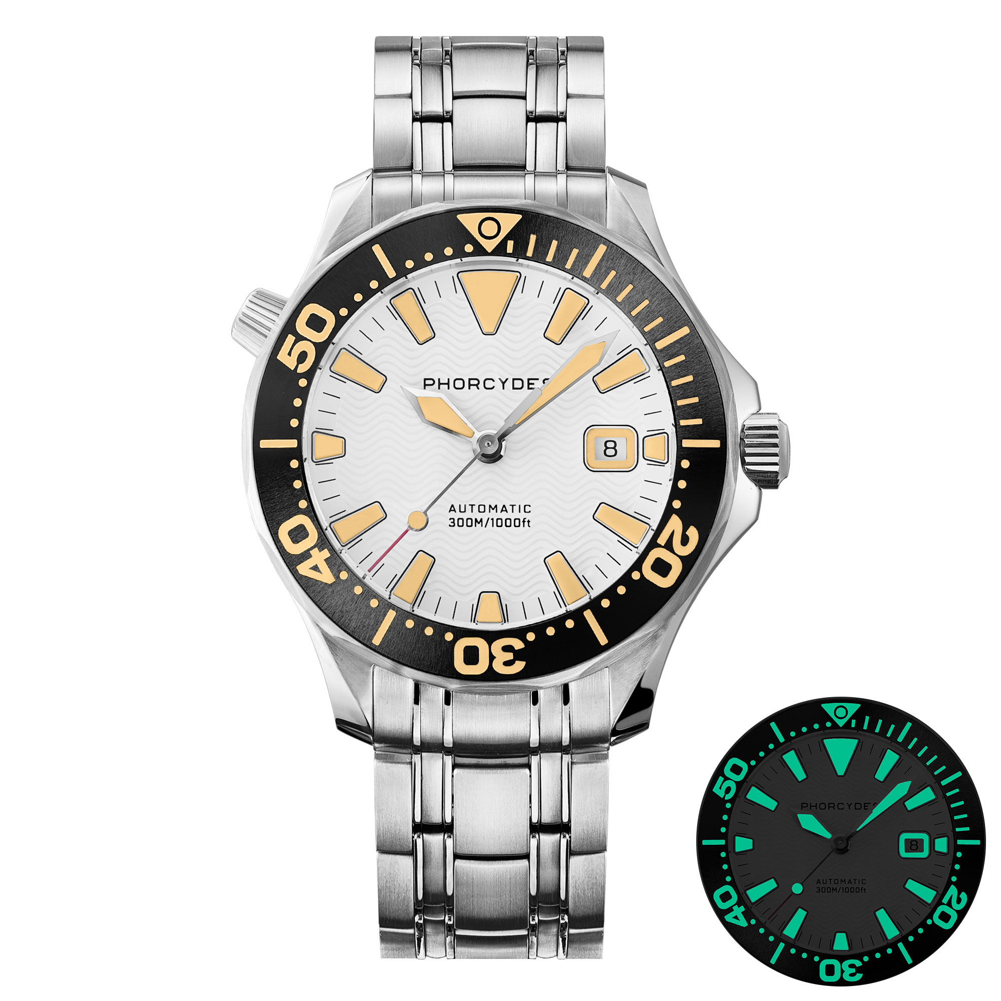 PH-6  with bracelet (white dial)