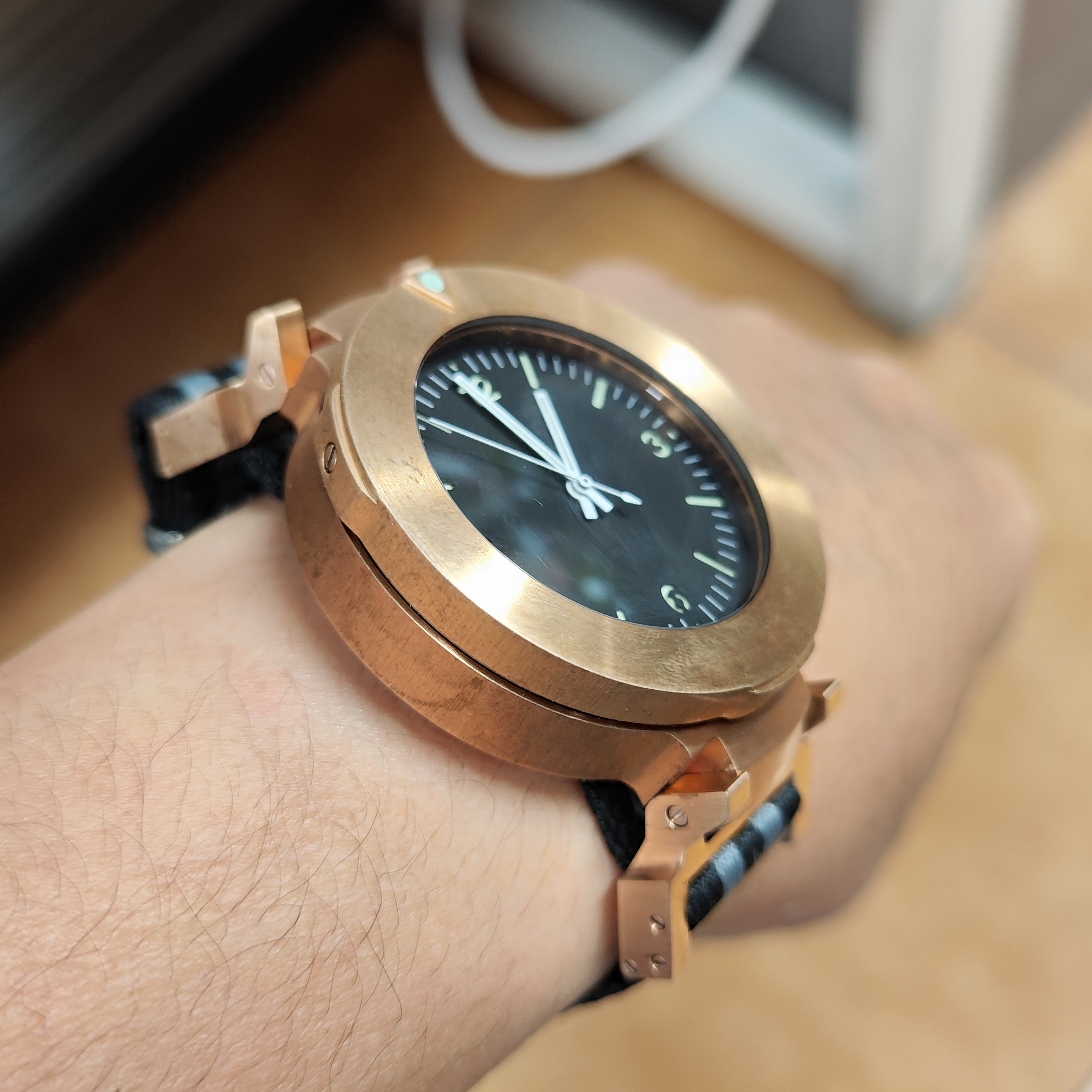 PH-4 Bronze CuSn8 1000 Meter Prototype 1985 homage dive watch