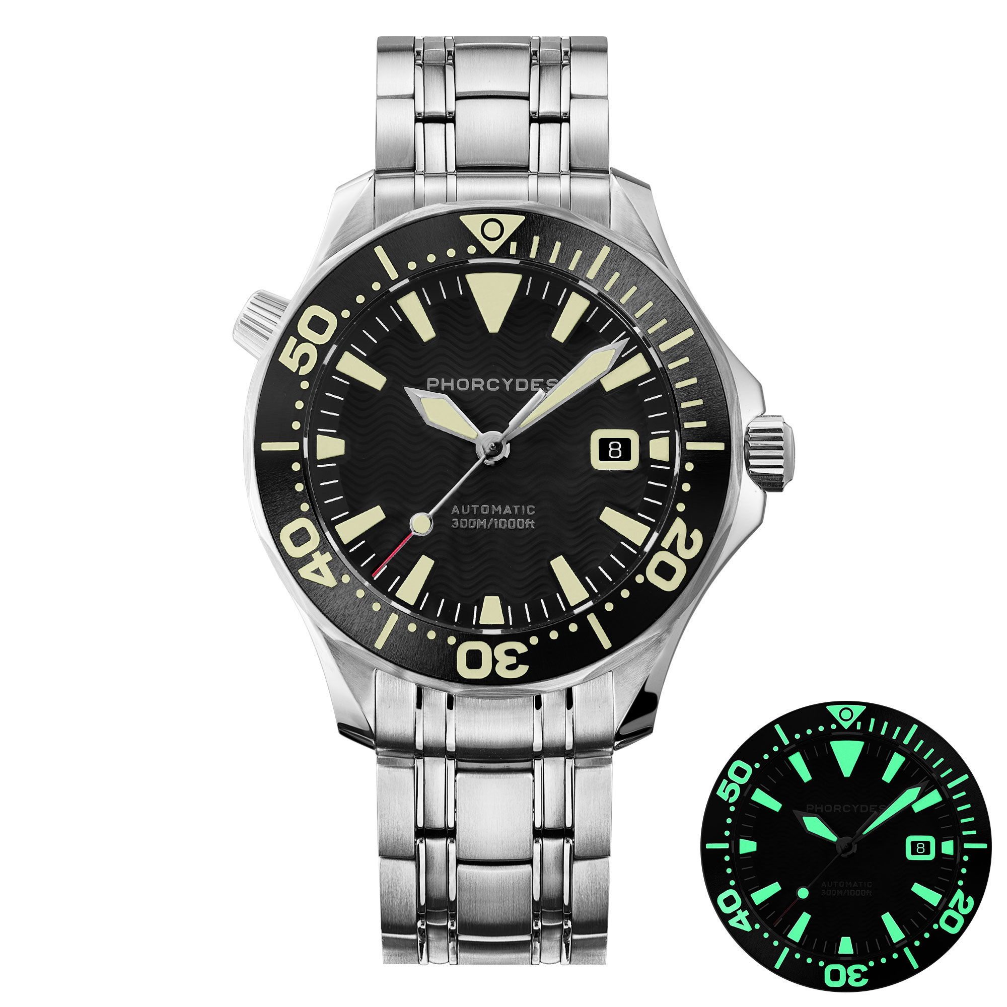 PH-6  with bracelet (black dial)